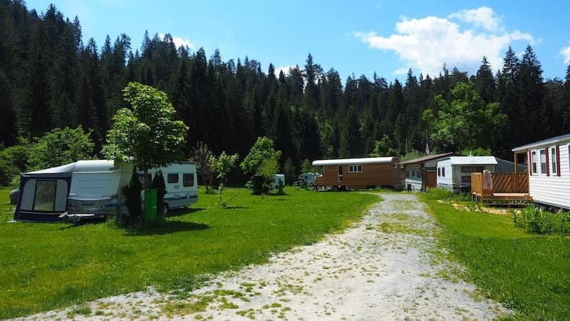 A scenery from Camping Trin