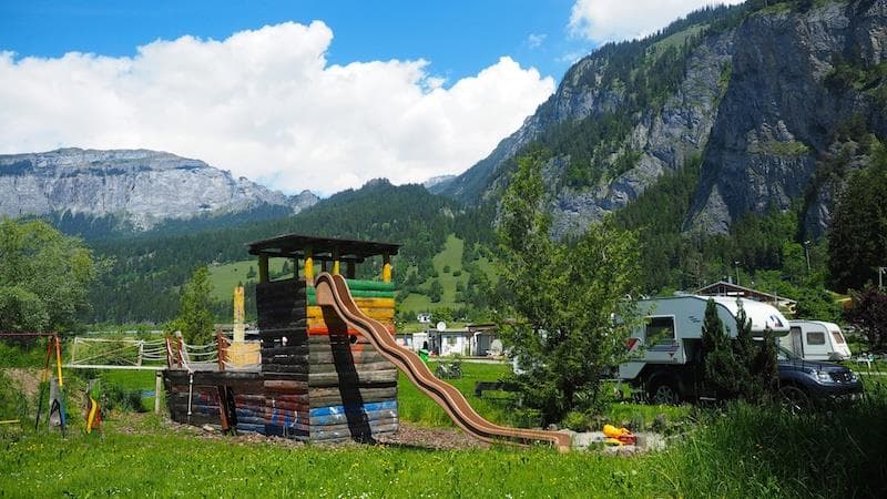 A scenery from Camping Trin