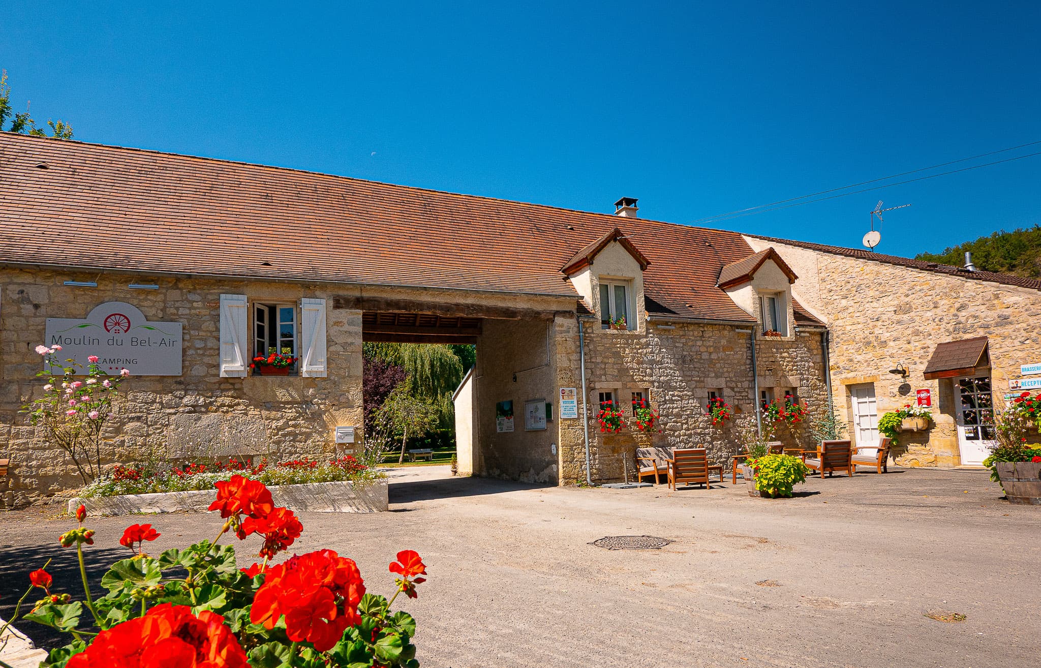 A scenery from Camping Moulin du Bel Air