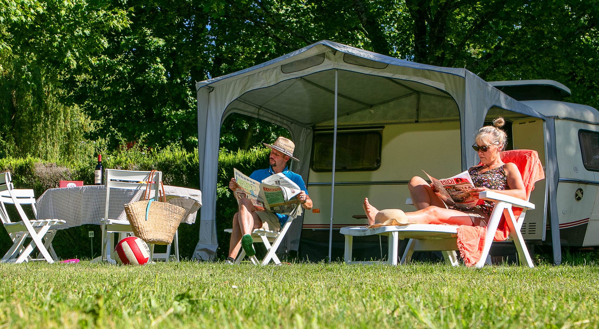 A scenery from Camping Moulin du Bel Air
