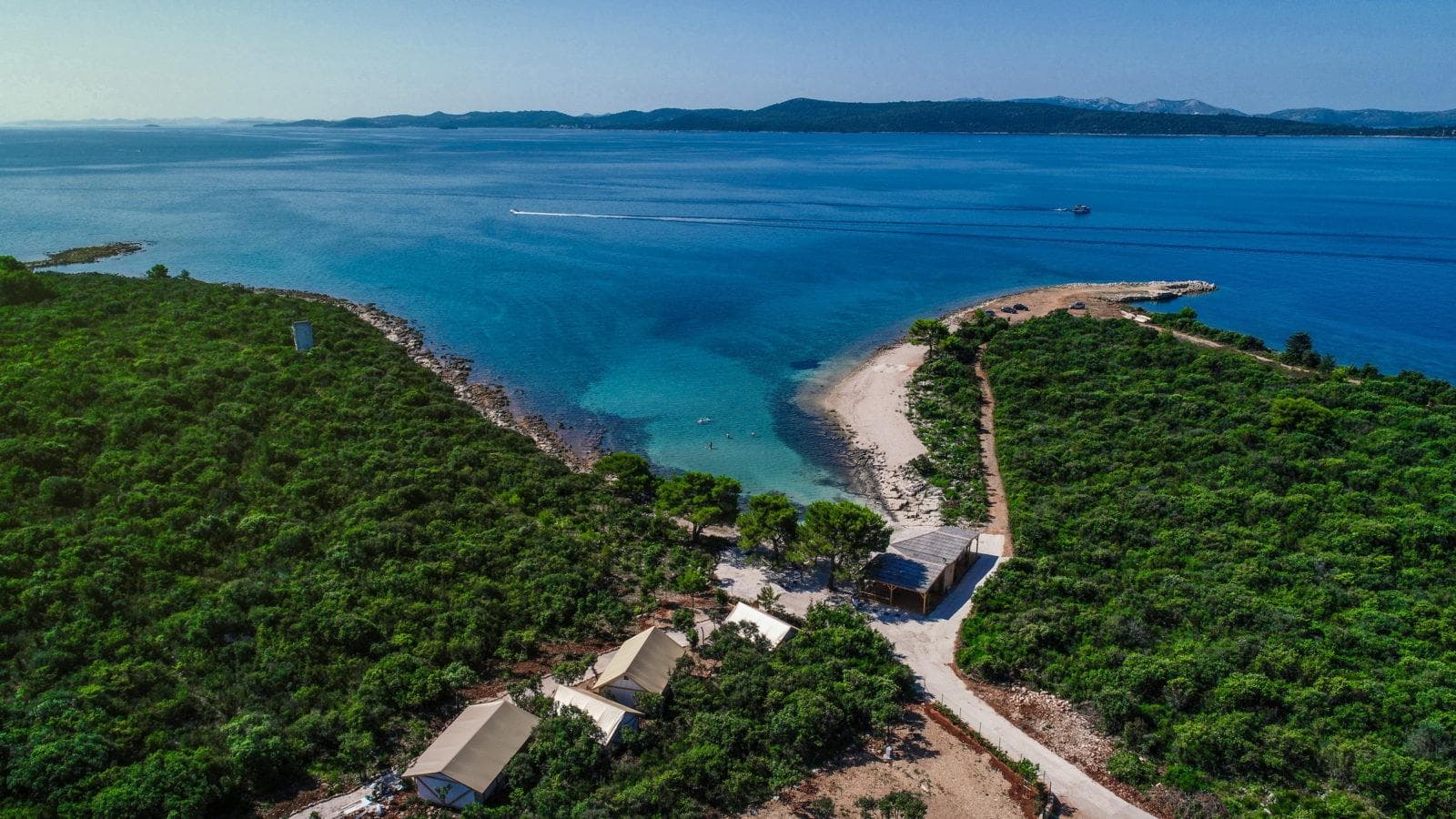 A scenery from Camping Ugljan Resort