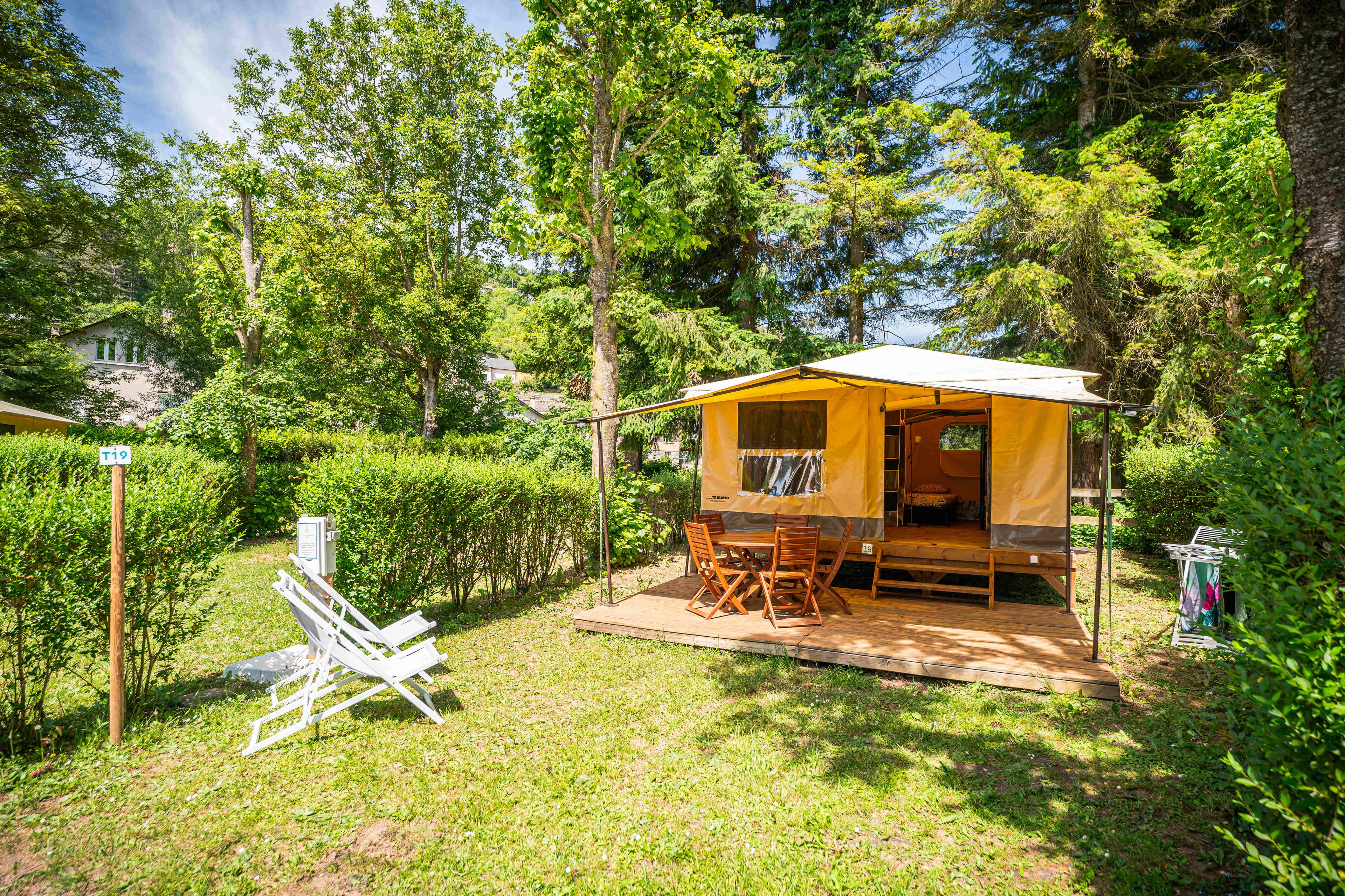 A scenery from Flower Camping du Gévaudan