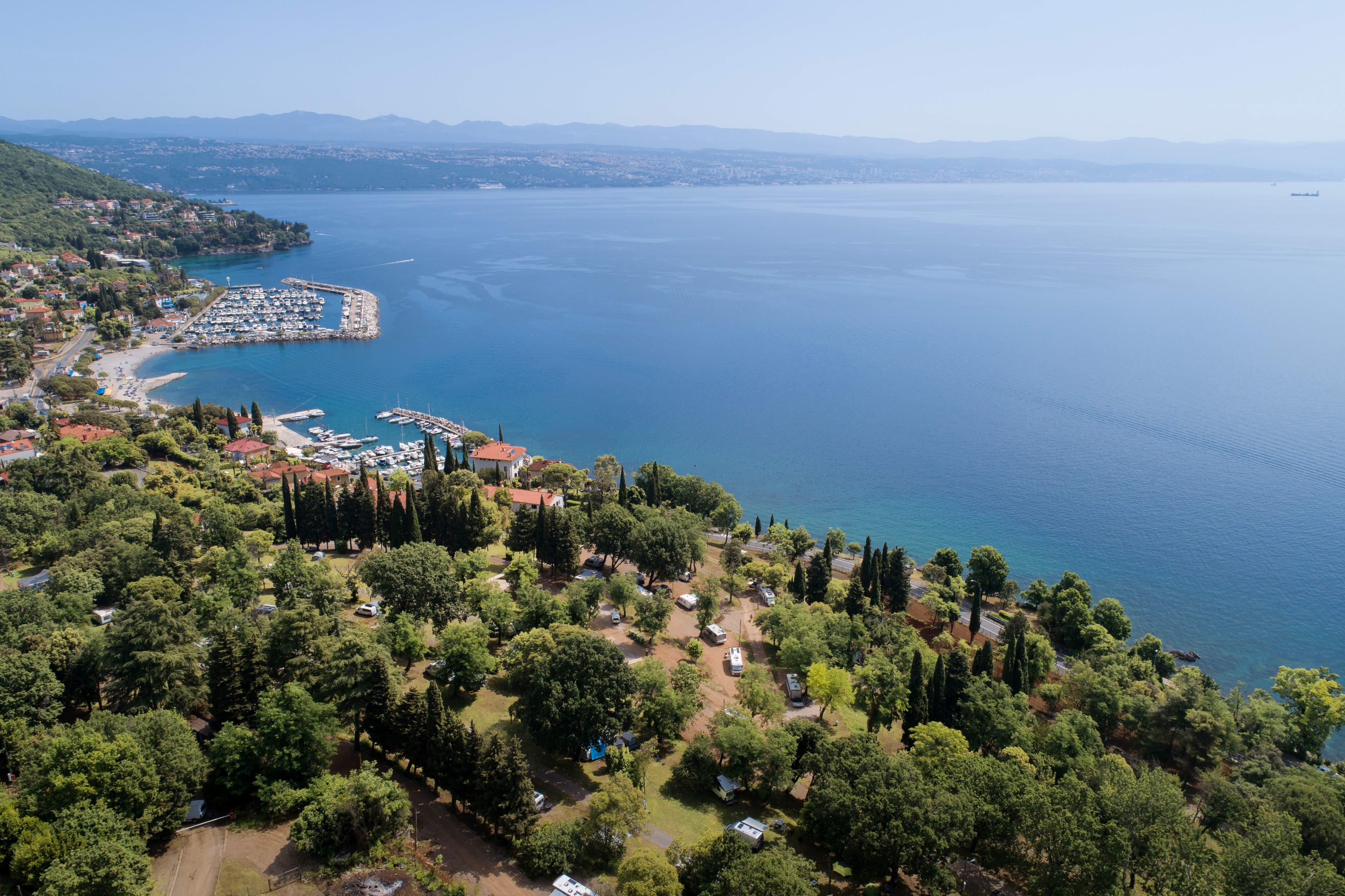 A scenery from Opatija Camping