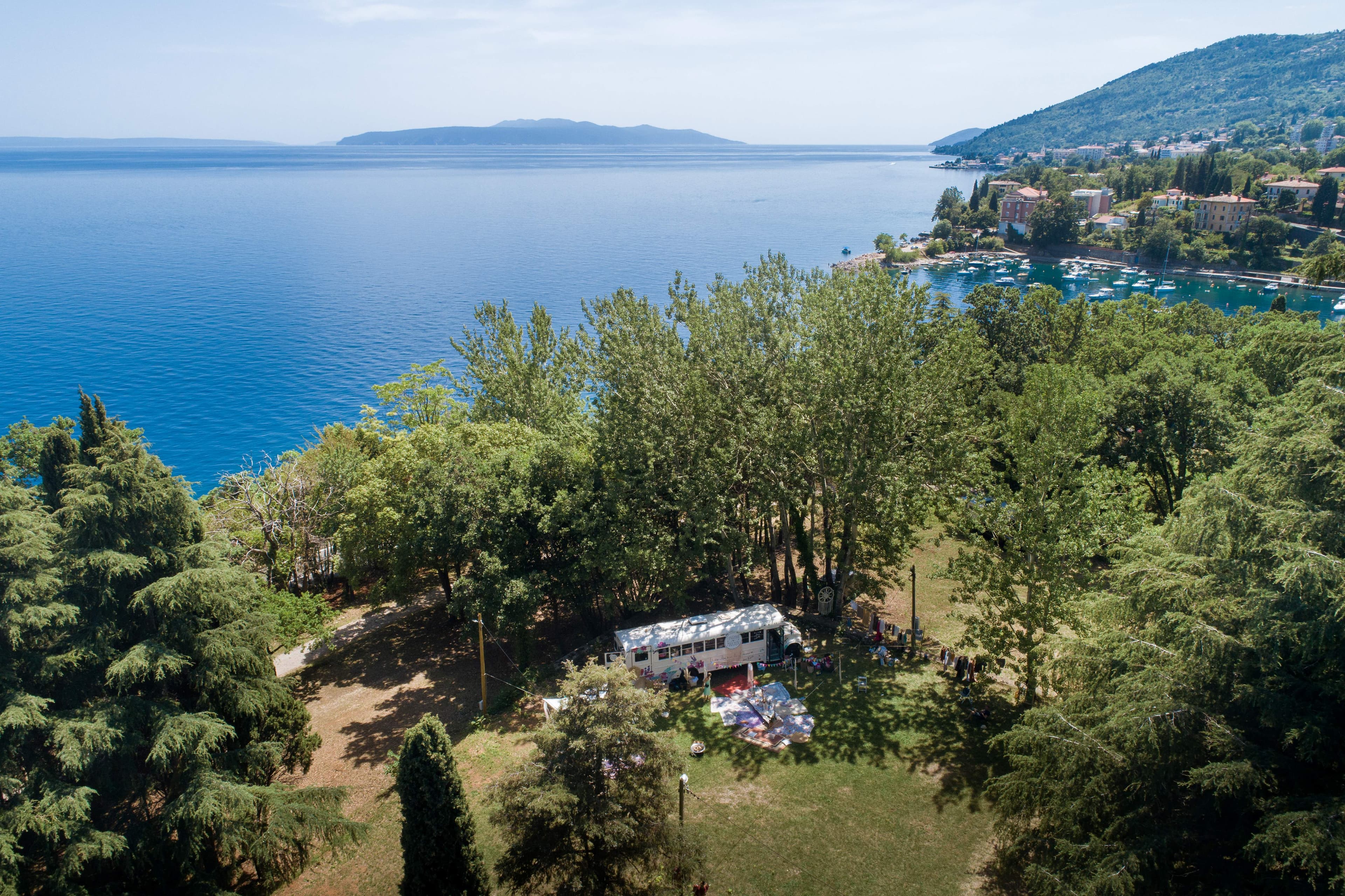 A scenery from Opatija Camping