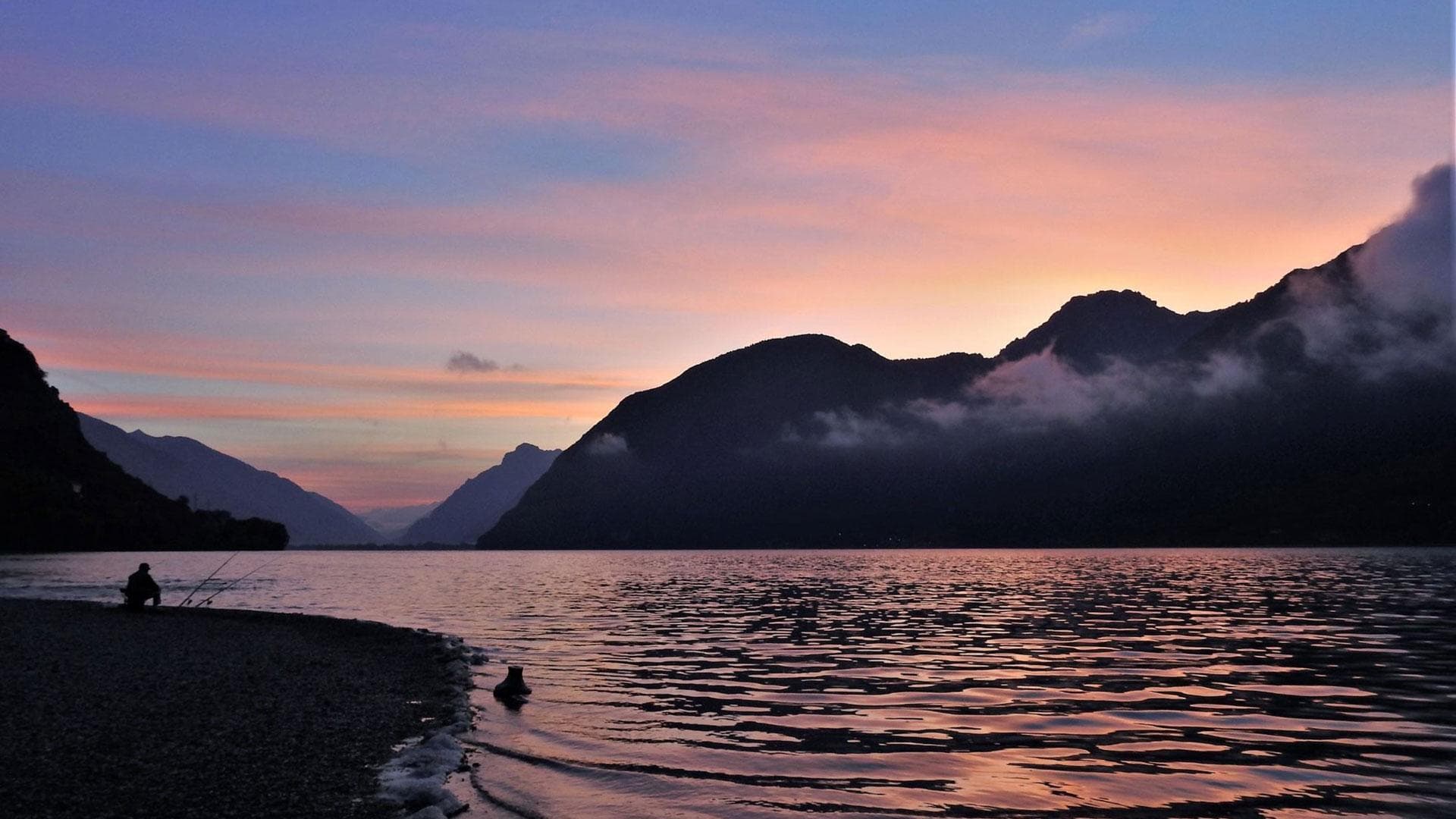A scenery from Lago Idro Glamping Boutique