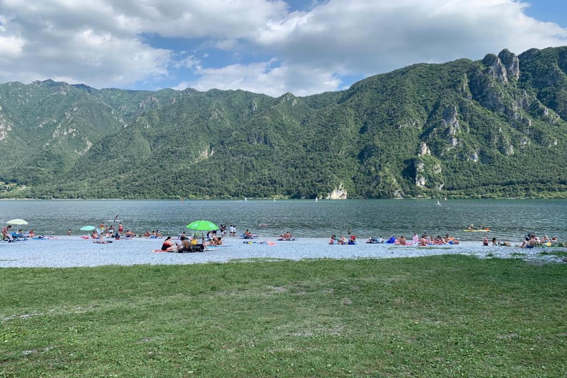 A scenery from Lago Idro Glamping Boutique