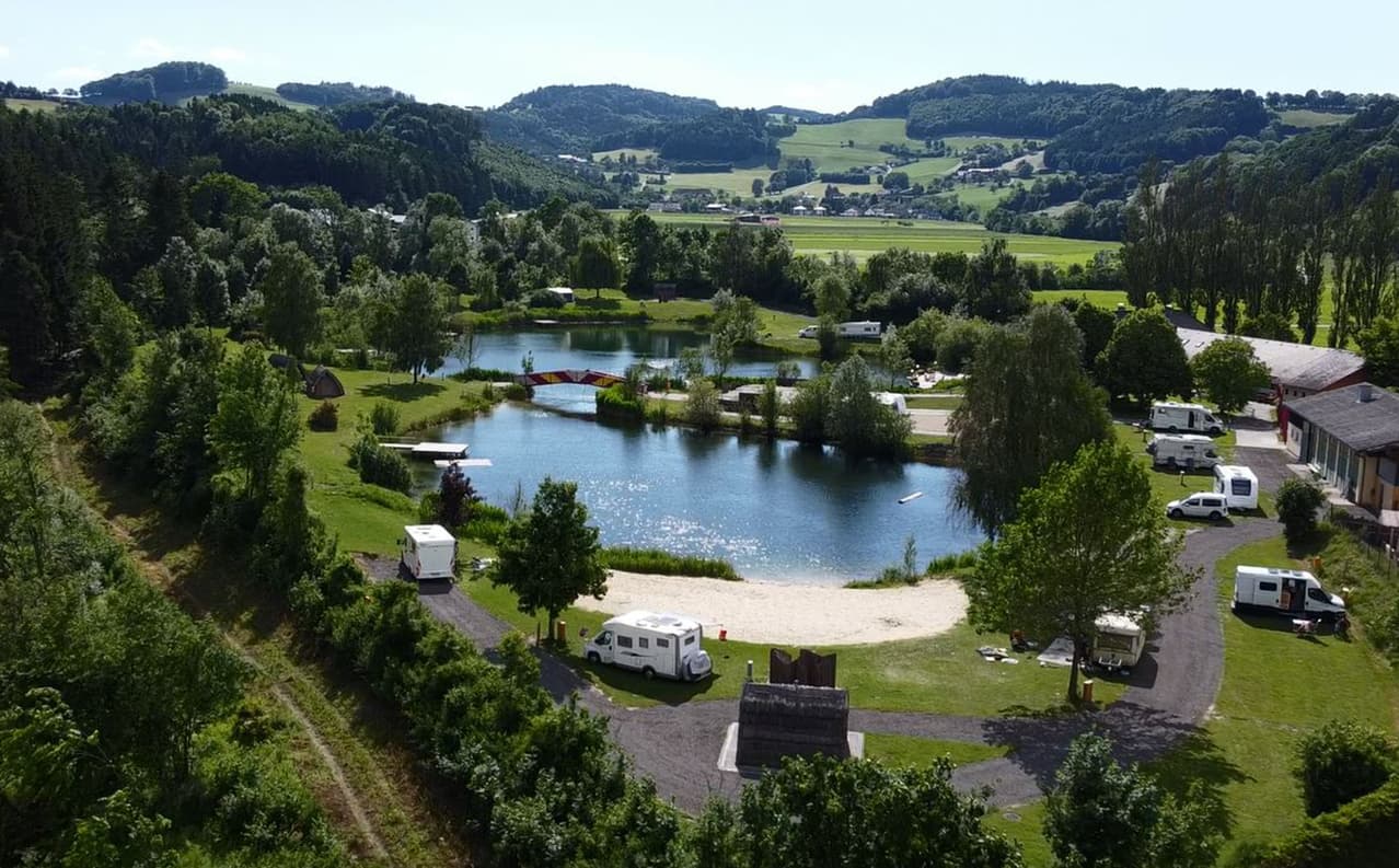 A scenery from Pielachtal Camping