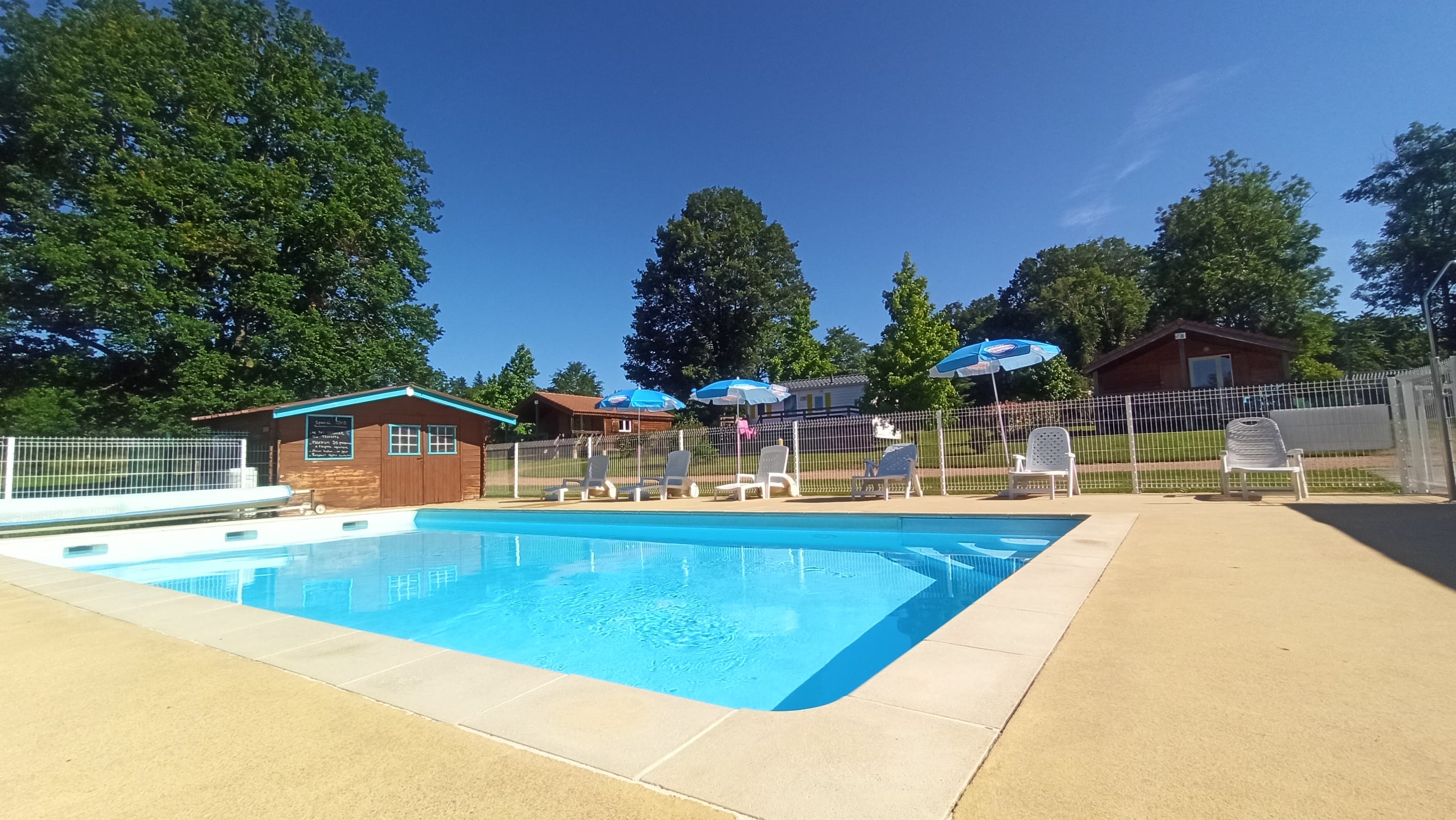 A scenery from Camping des Papillons
