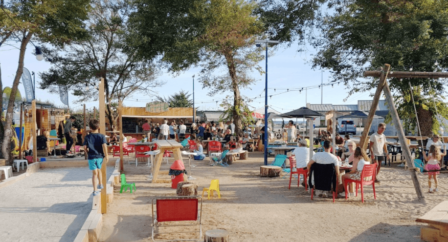 A scenery from Camping Landrezac Plage