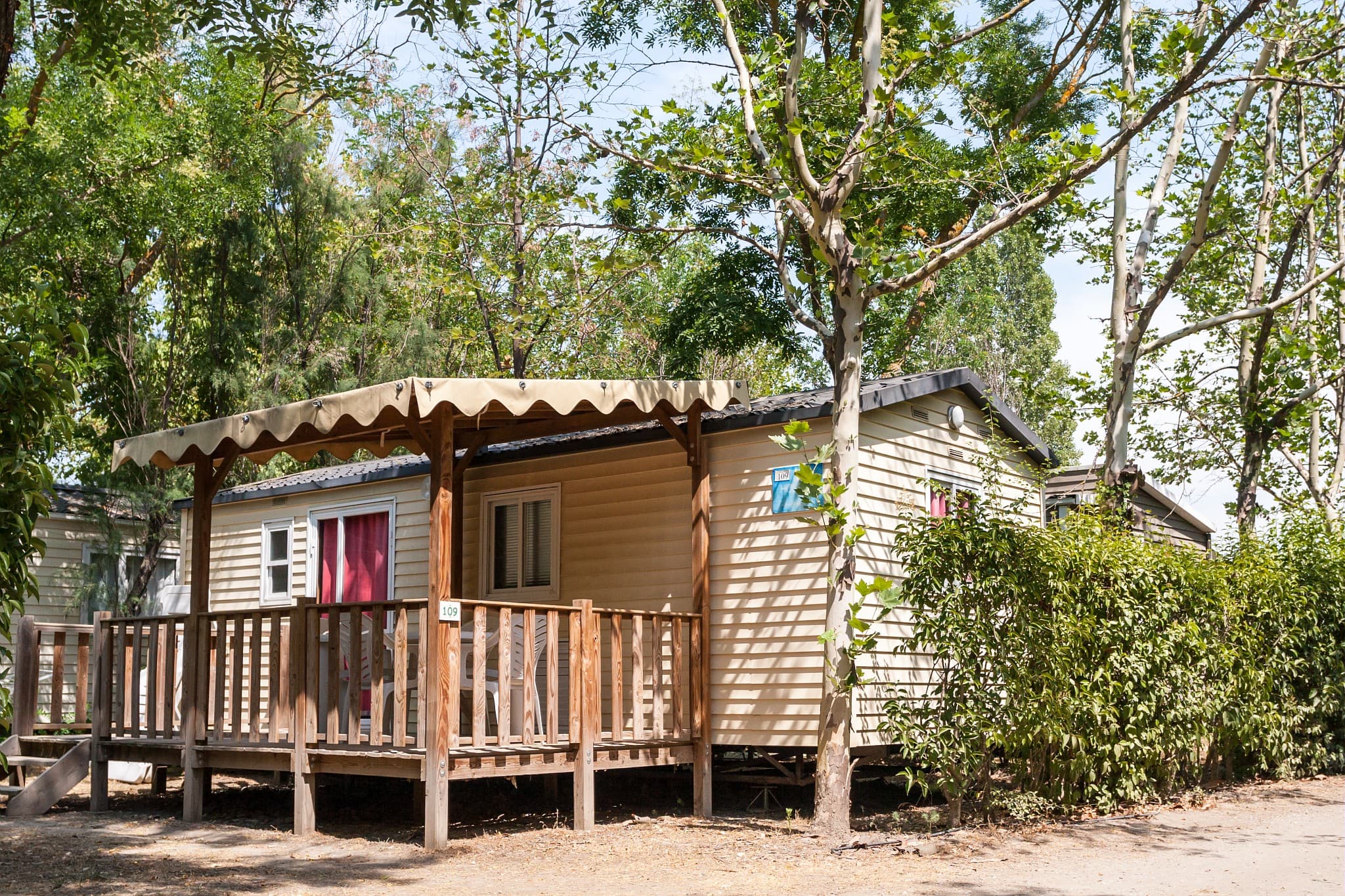 A scenery from Camping Homair - Le Val de Durance