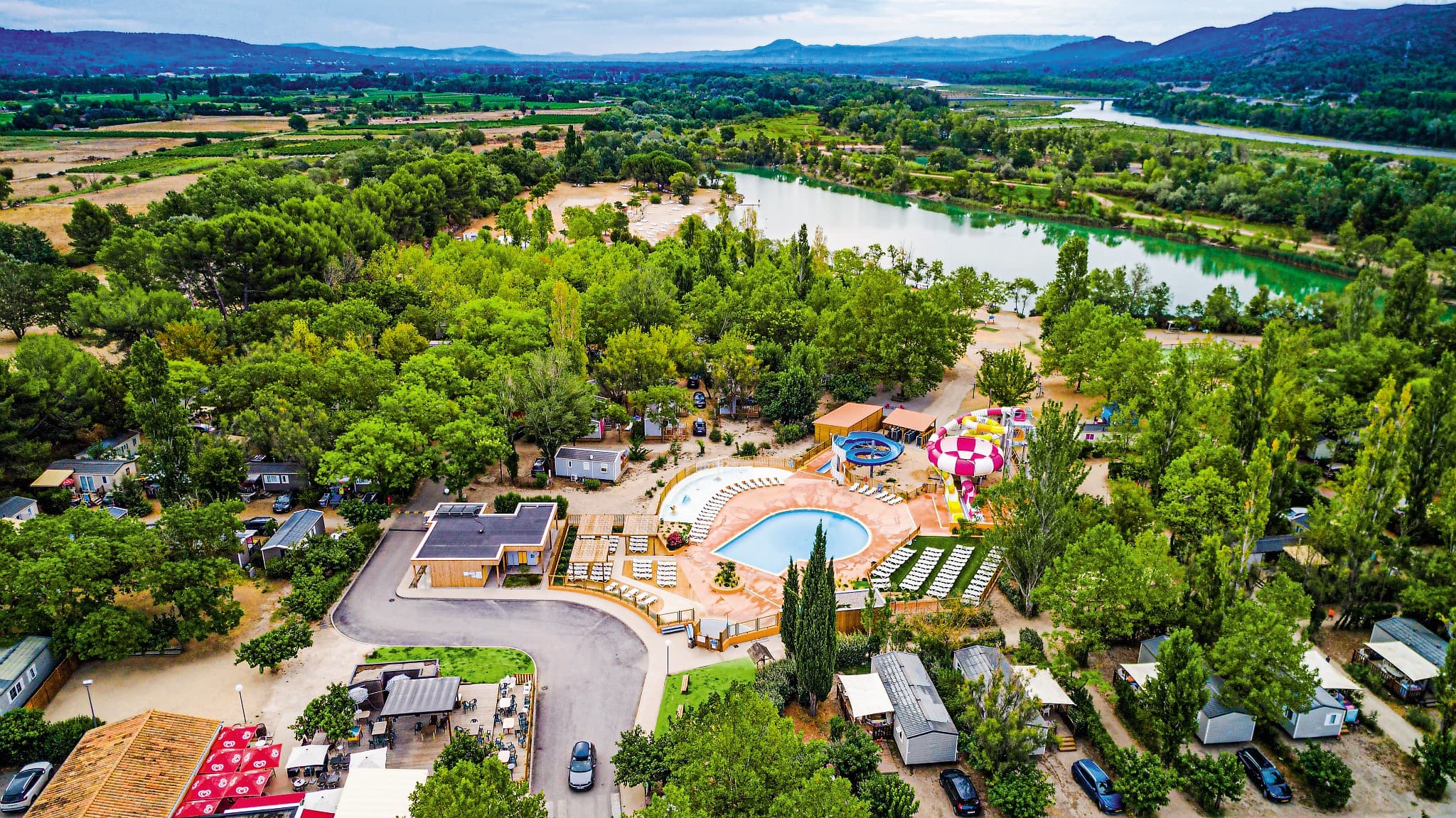 A scenery from Camping Homair - Le Val de Durance