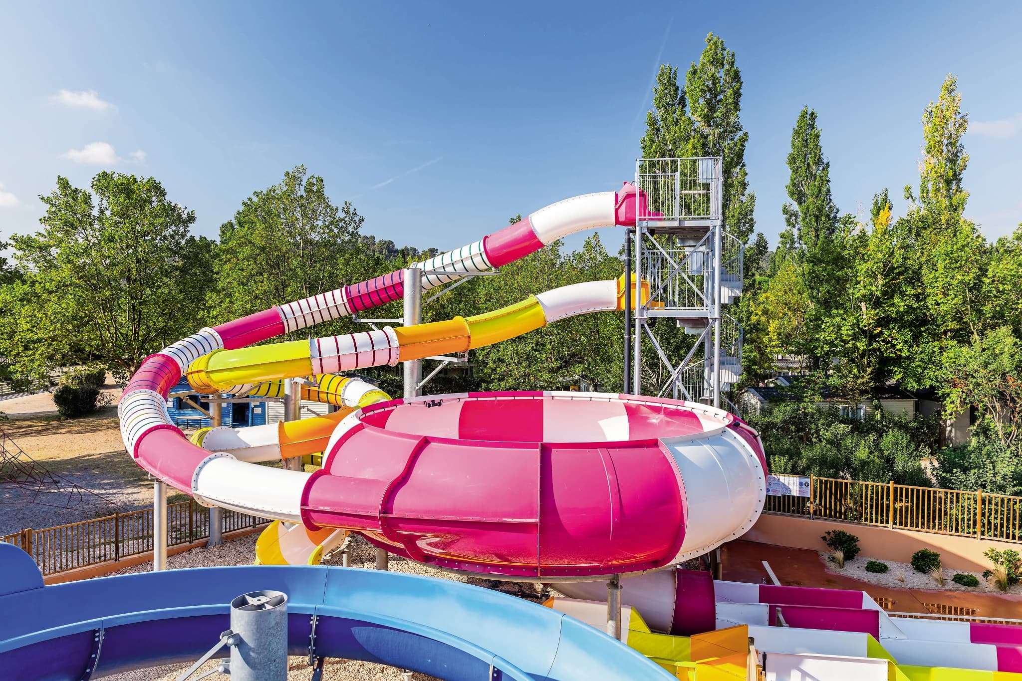 A scenery from Camping Homair - Le Val de Durance