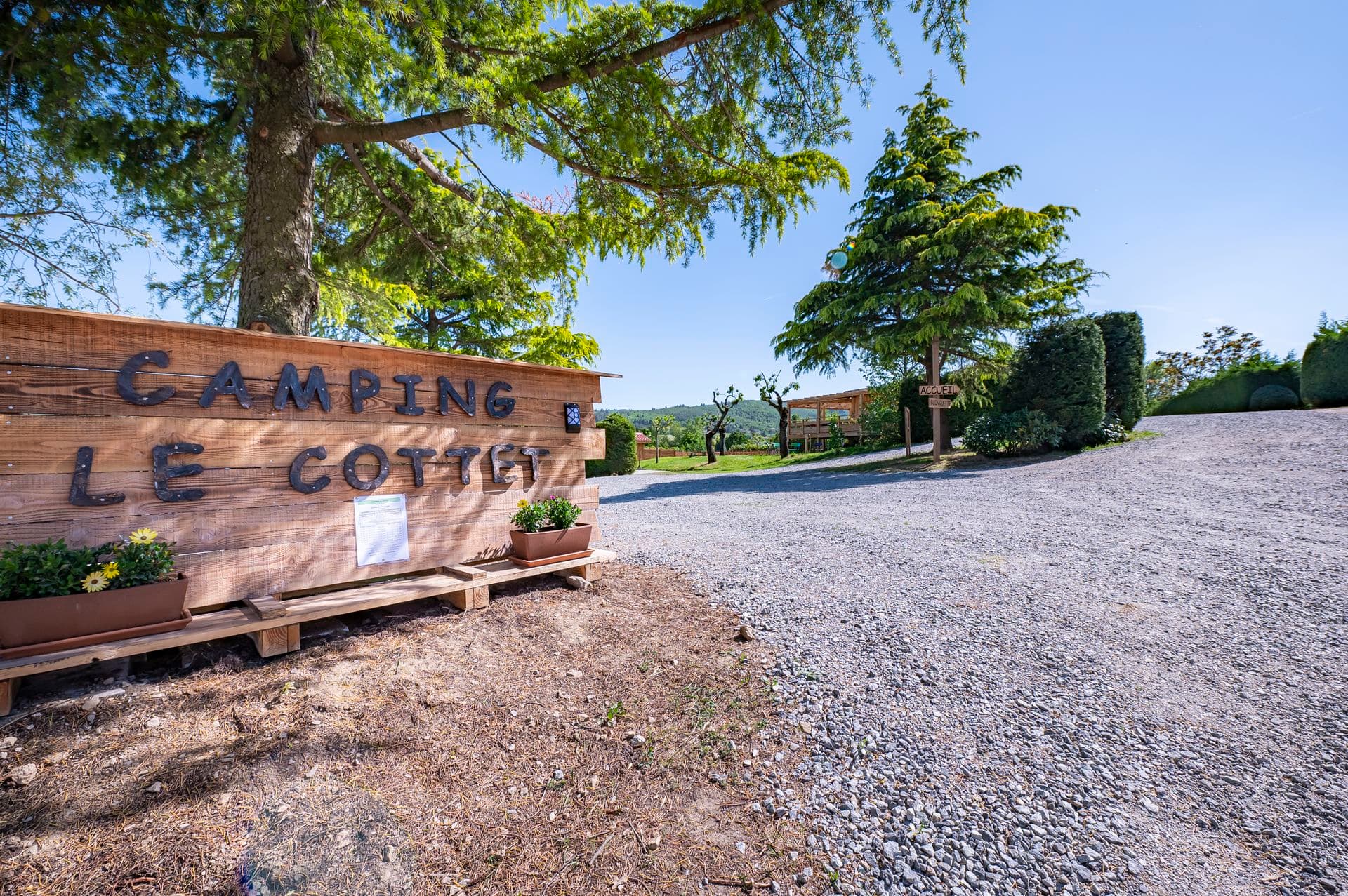 A scenery from Camping le Cottet