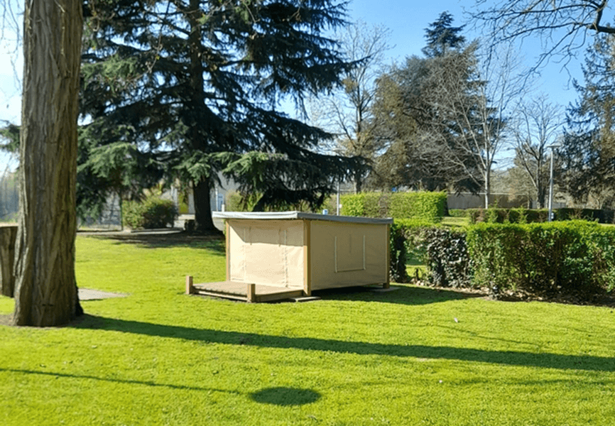 A scenery from Camping Onlycamp de la Roseraie