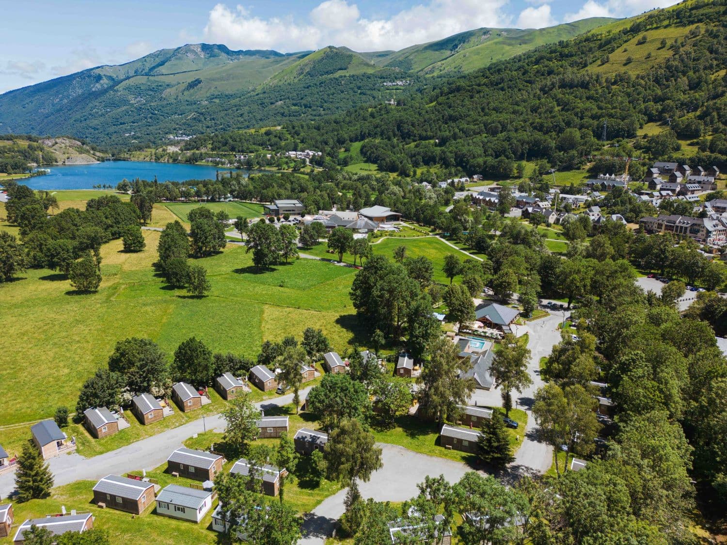 A scenery from Wellness Sport Camping Loudenvielle