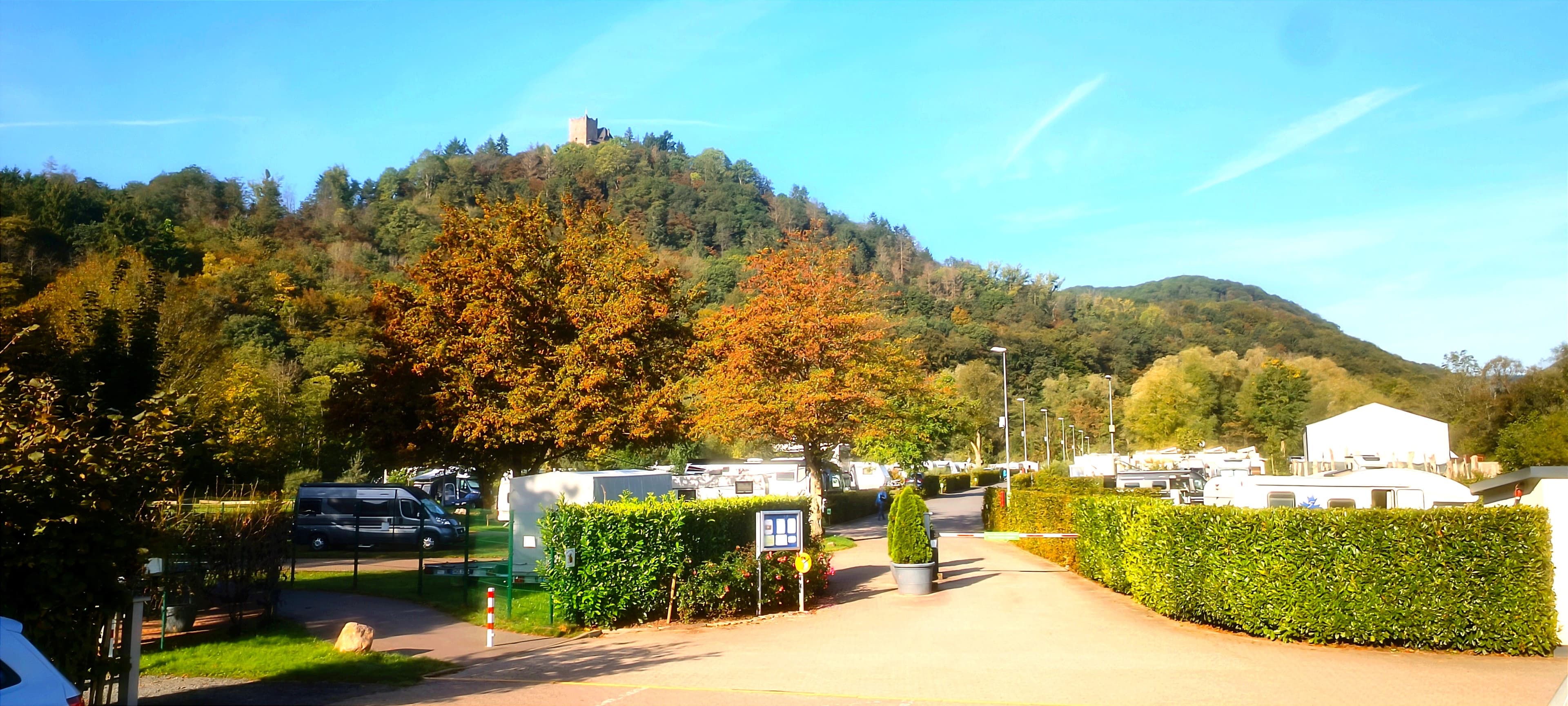 A scenery from Moselcampingplatz Alf
