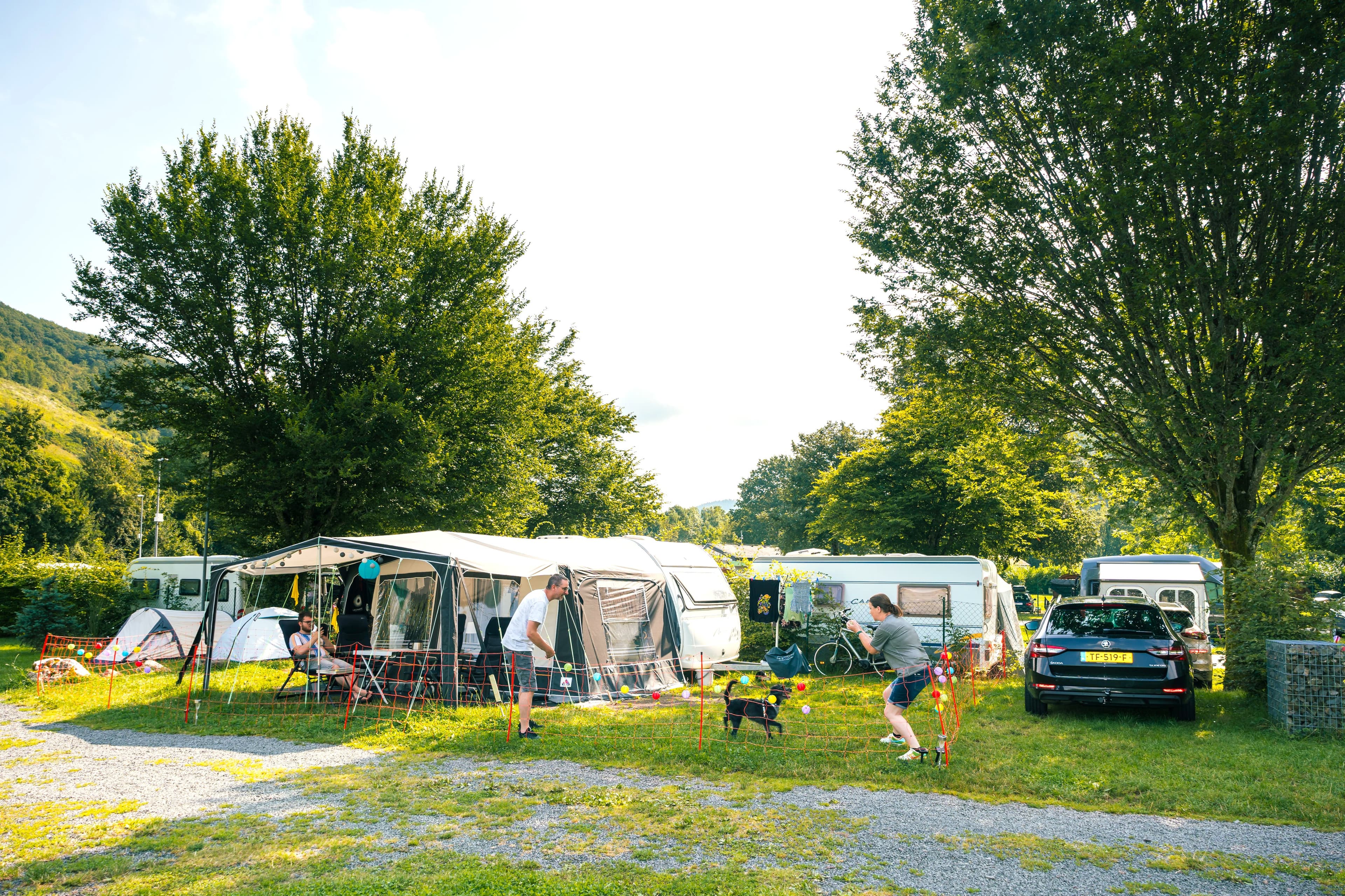A scenery from Moselcampingplatz Alf
