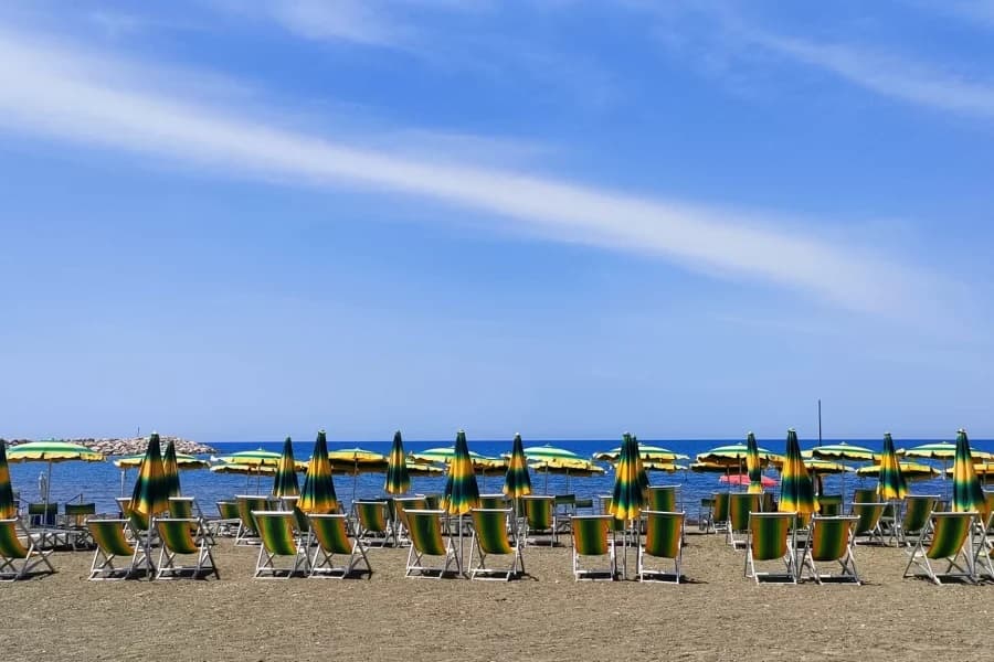 A scenery from Campeggio Bocca di Cecina