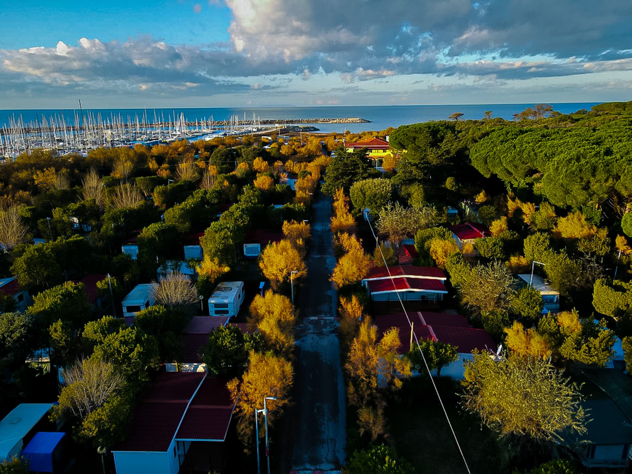 A scenery from Campeggio Bocca di Cecina