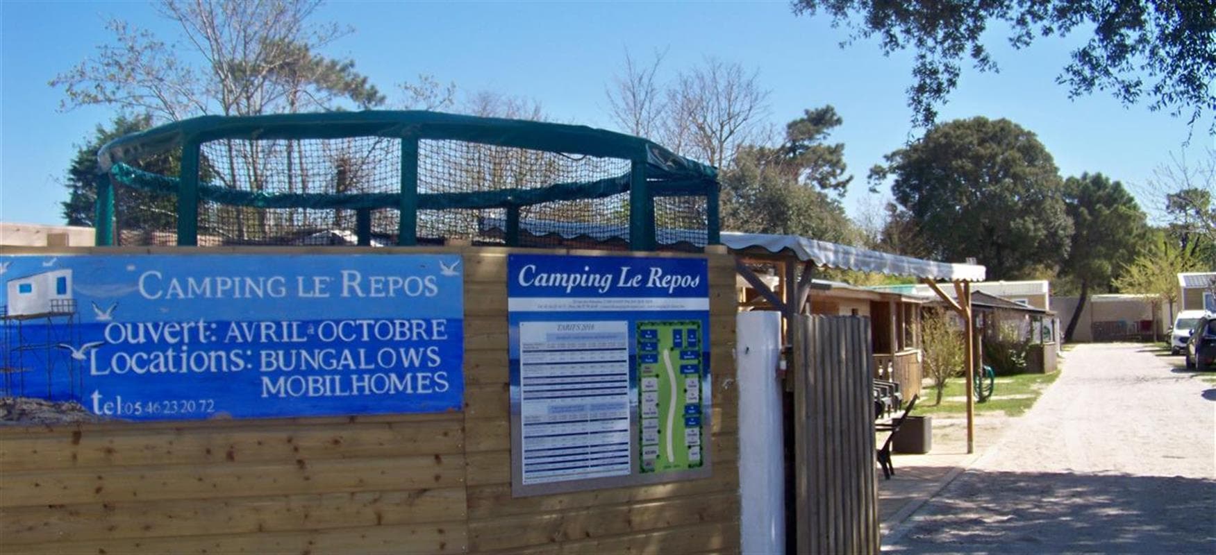 A scenery from Camping le Repos