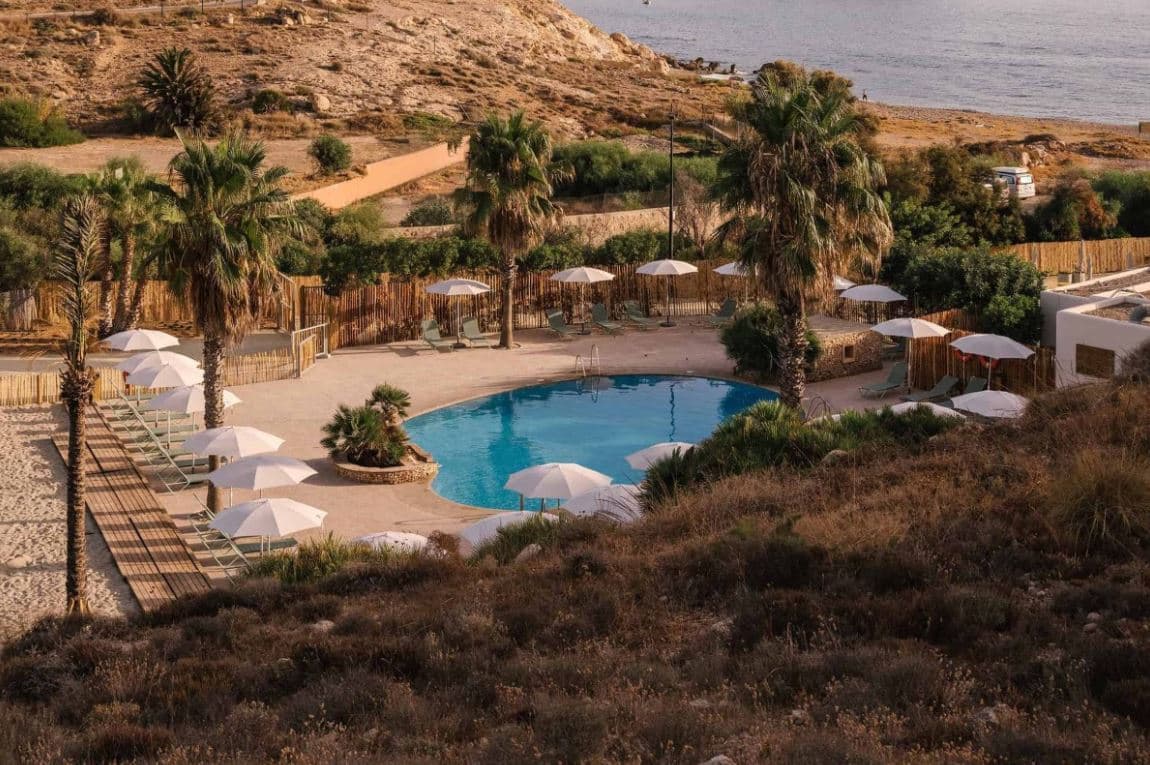 A scenery from Wecamp Cabo de Gata