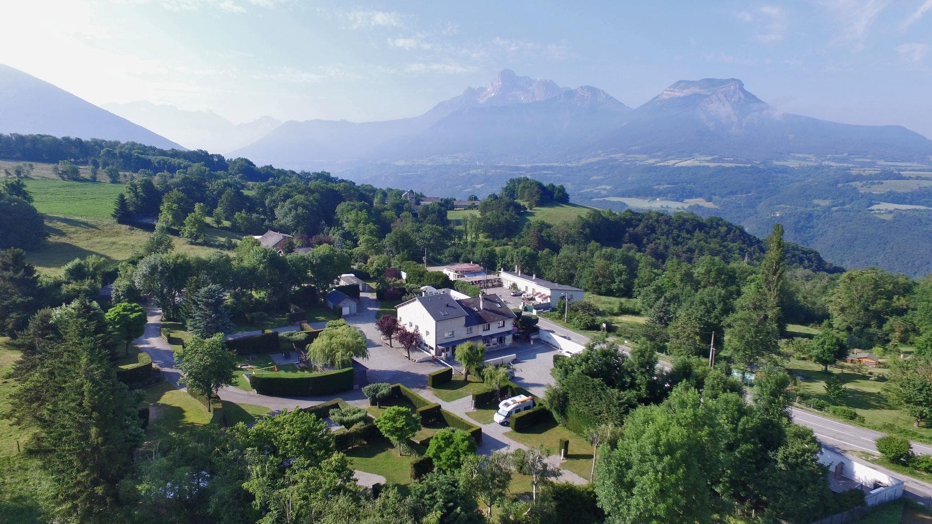 A scenery from Camping Belvédère de l'Obiou