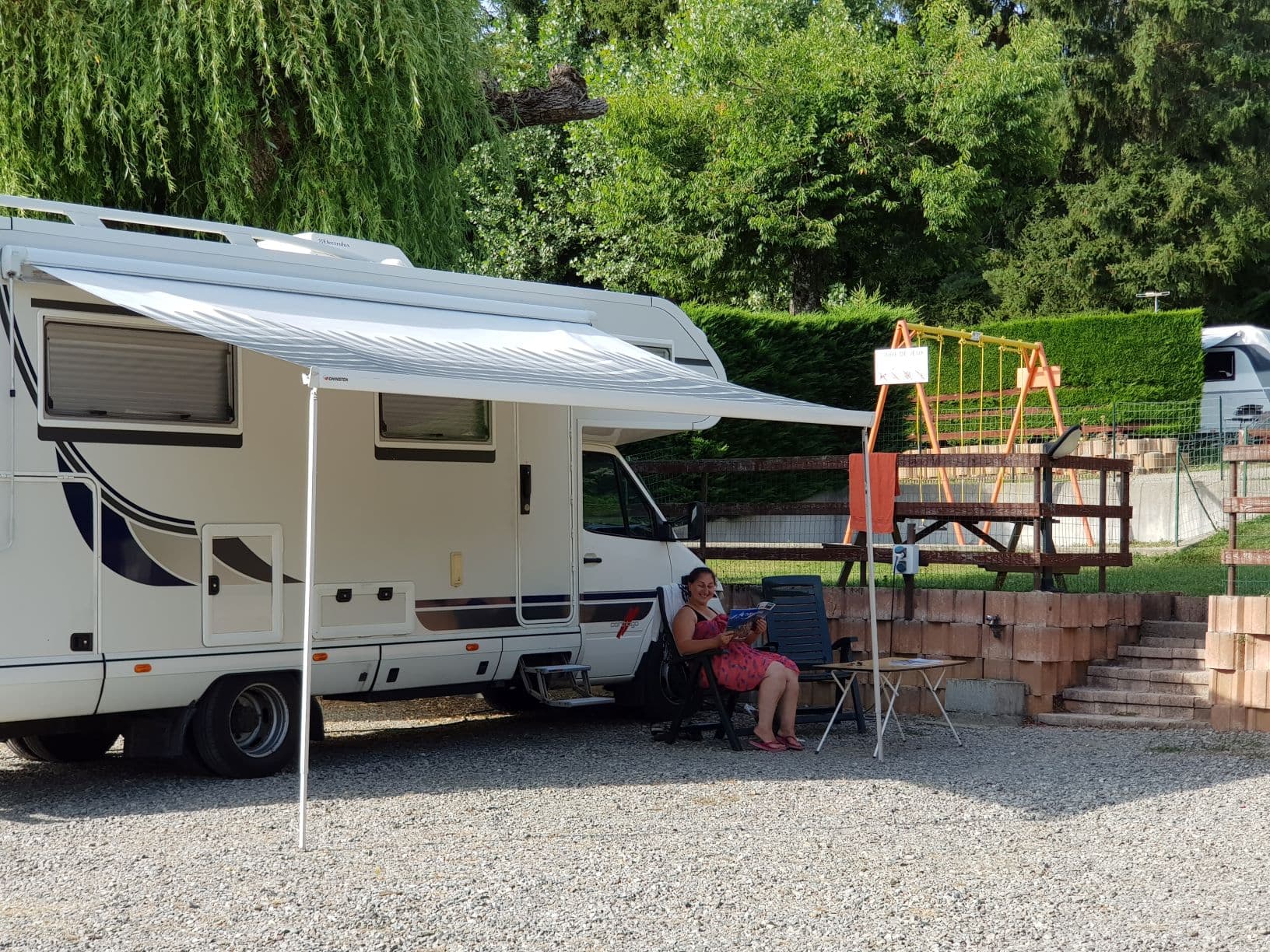 A scenery from Camping Belvédère de l'Obiou