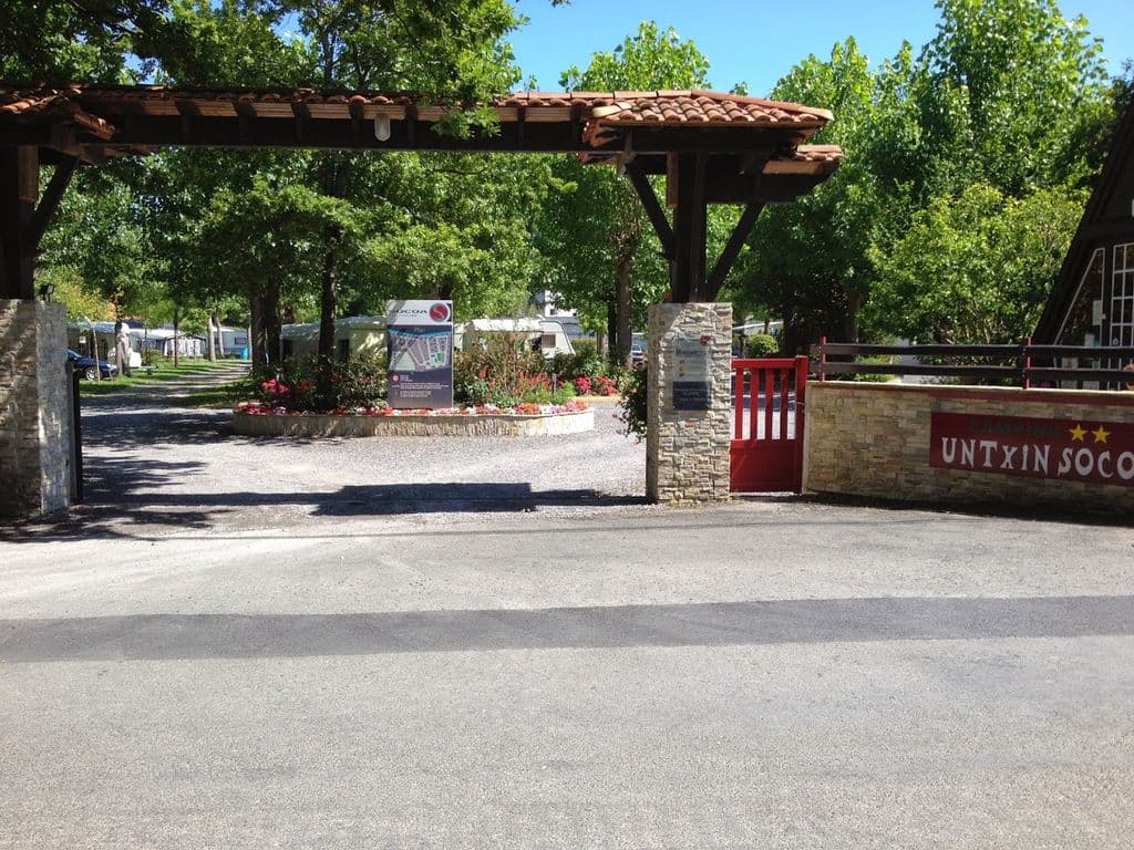 A scenery from Camping Untxin Socoa