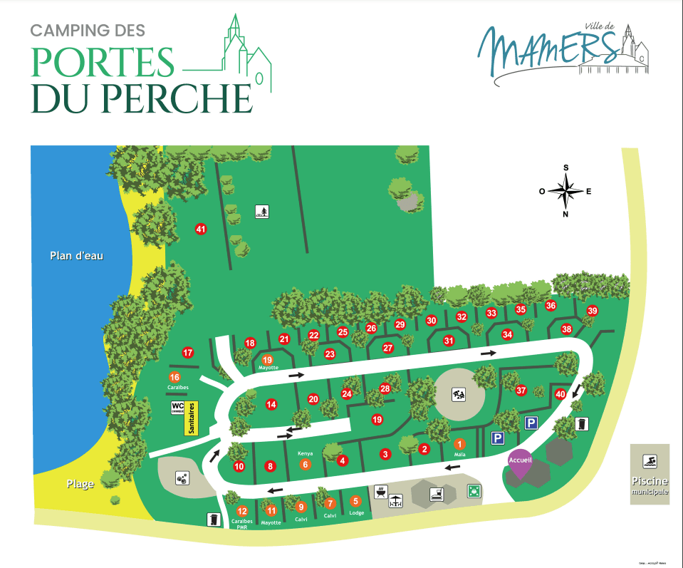 A scenery from Camping Les Portes du Perche
