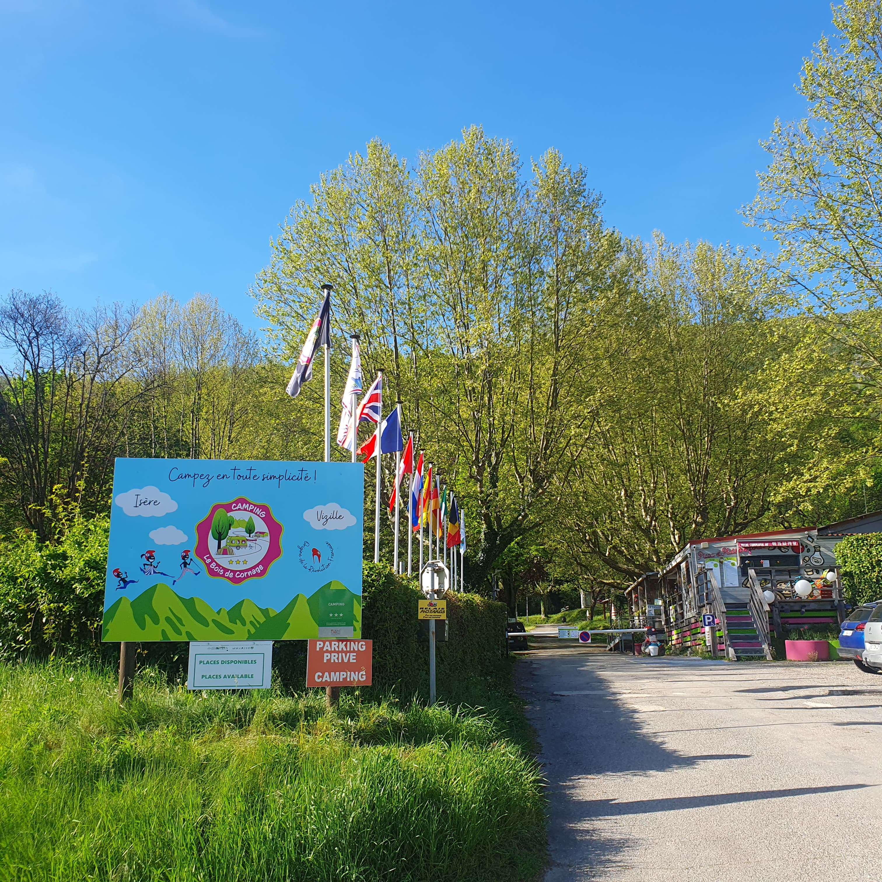 A scenery from Camping Le Bois de Cornage