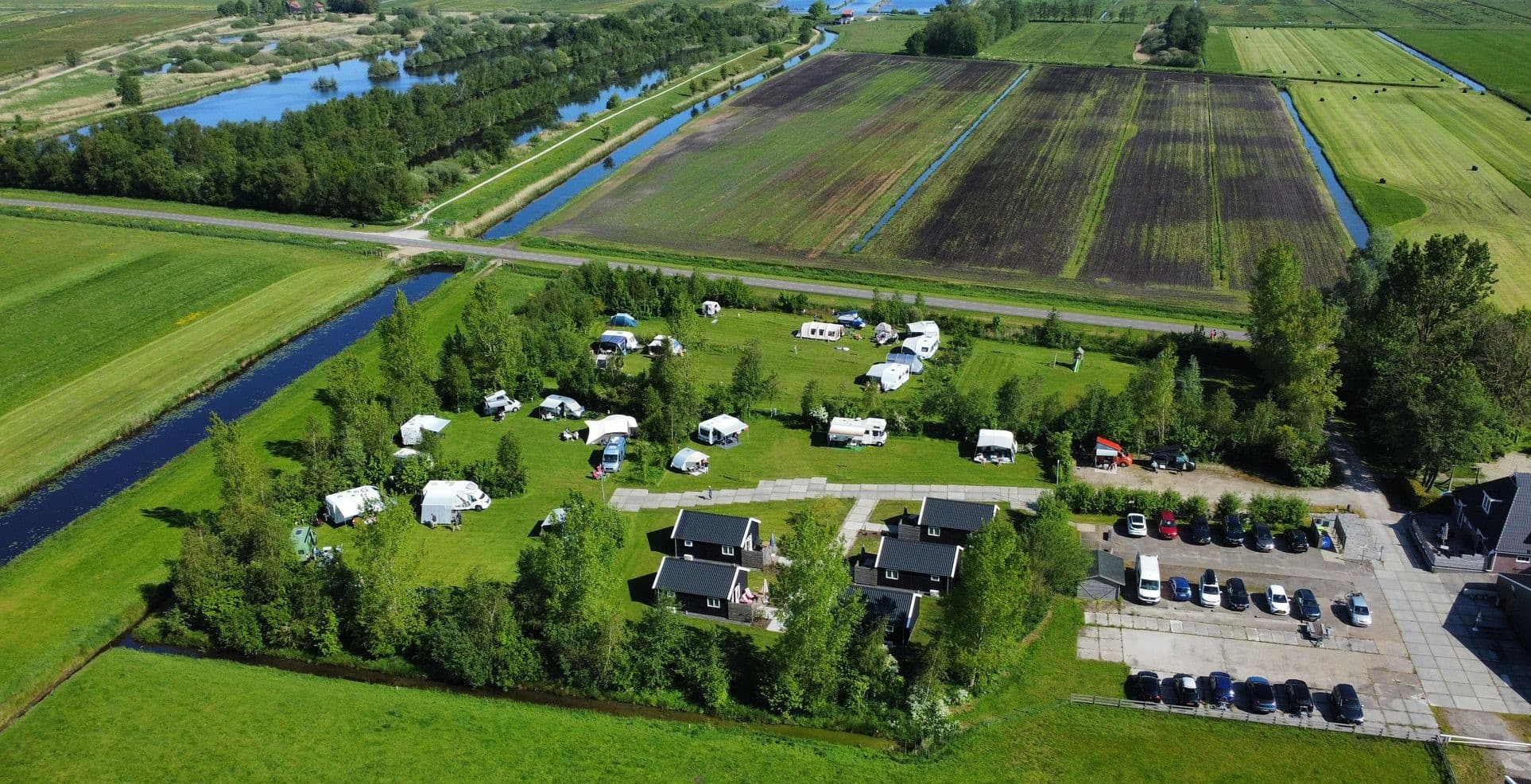 A scenery from Camping De Kan Hoeve