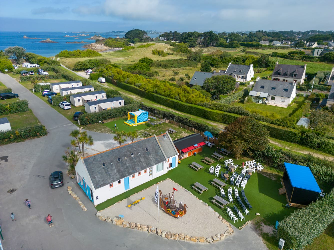 A scenery from Camping Seasonova La Pointe de Roscoff