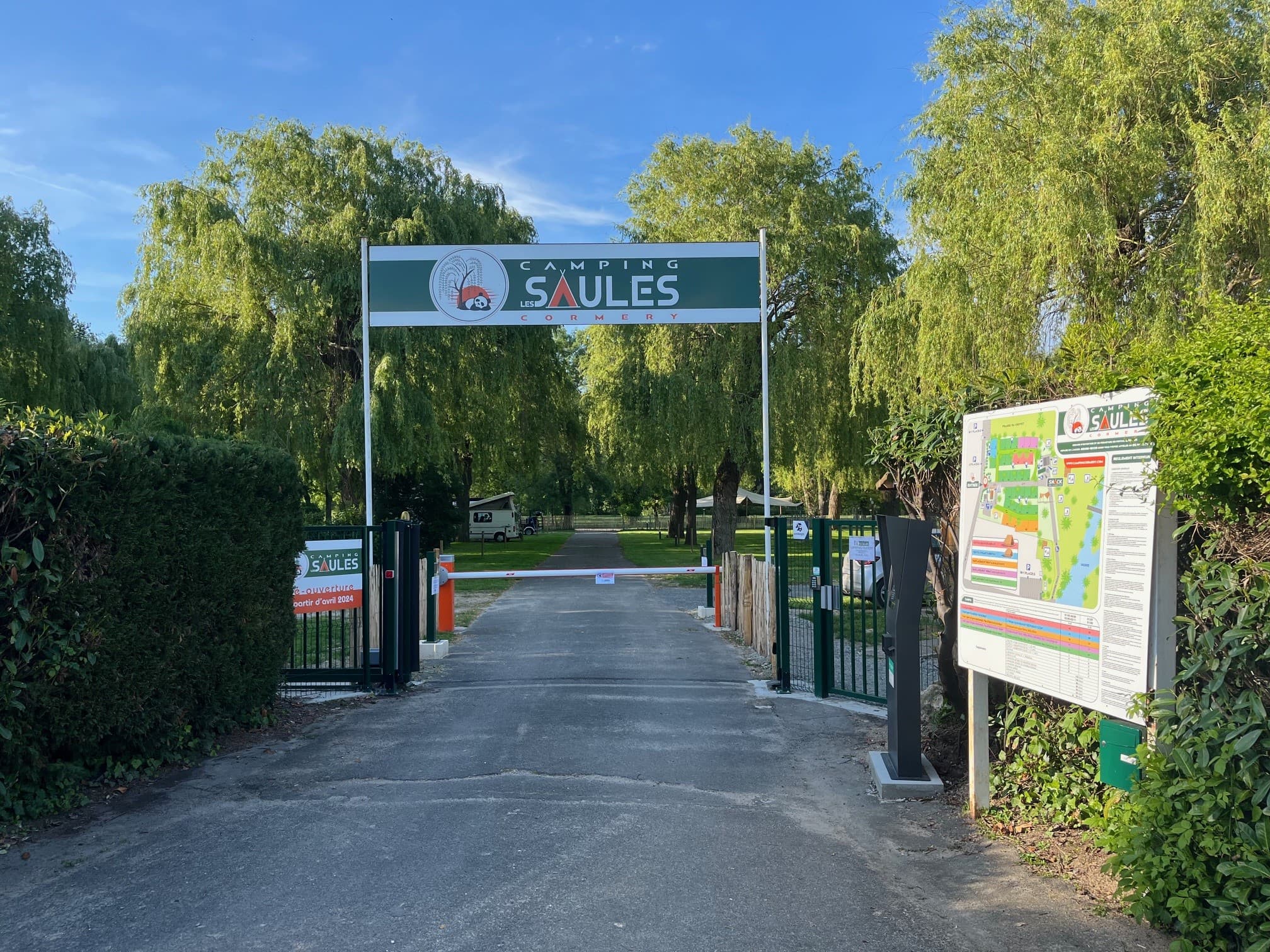 A scenery from Camping Les Saules De Cormery
