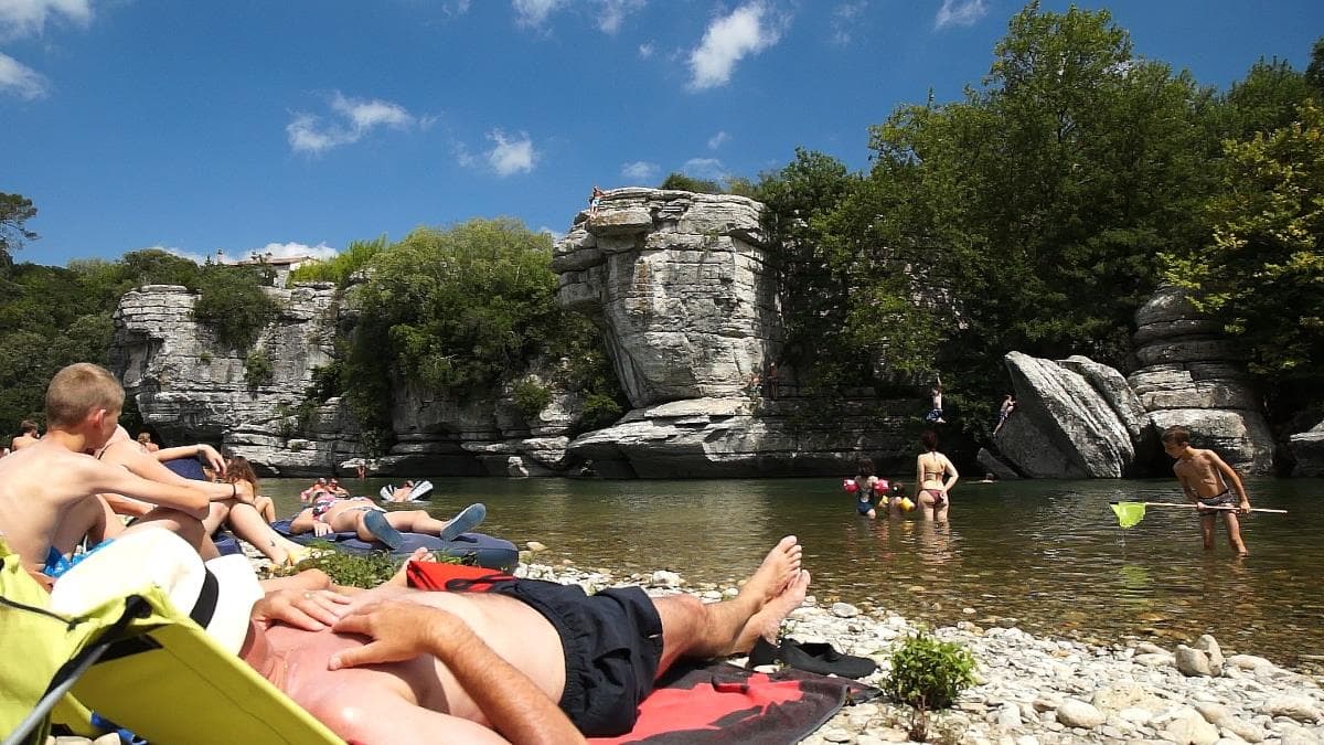 A scenery from Camping de PEYROCHE