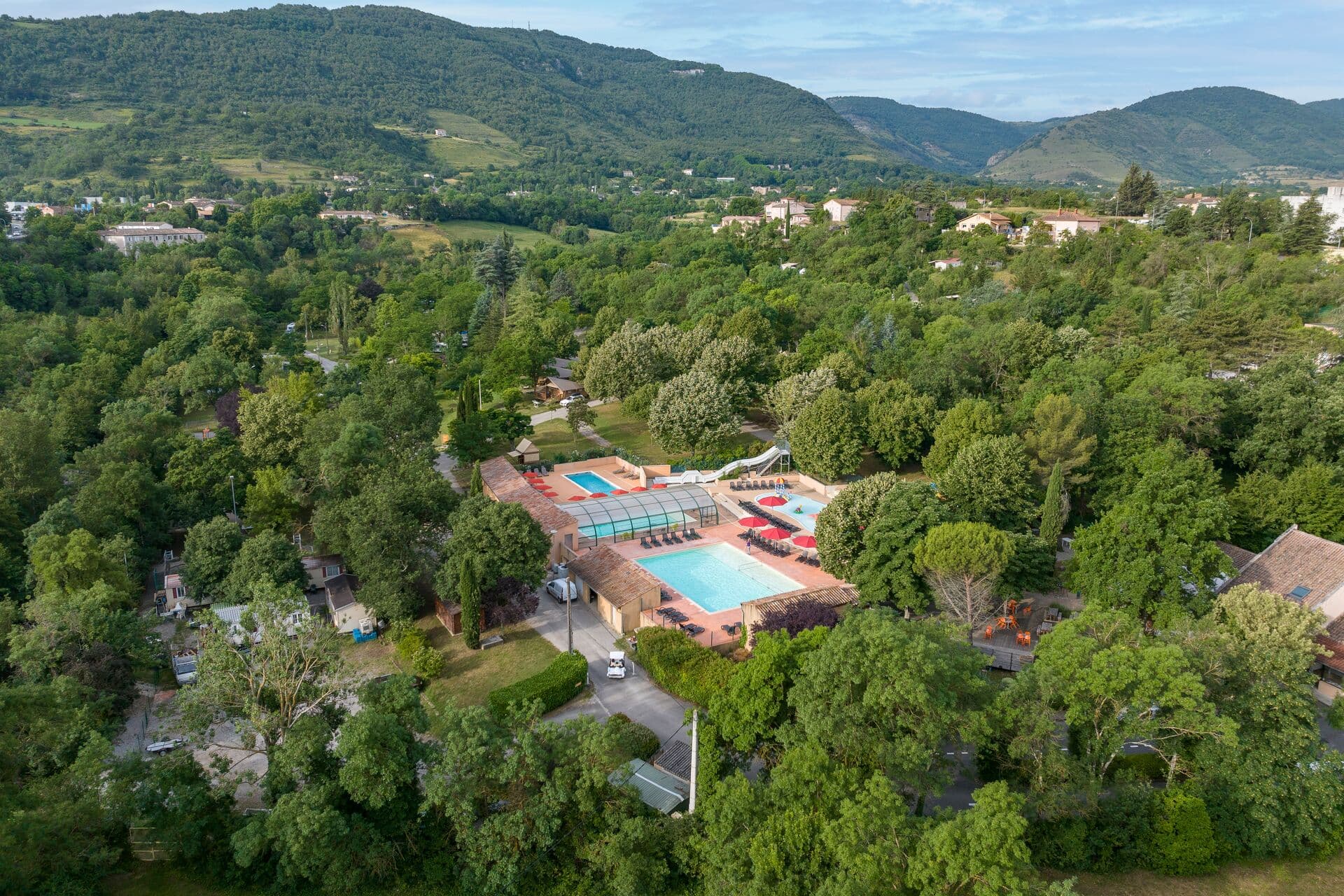 A scenery from Camping Sandaya Les Jardins de Privas