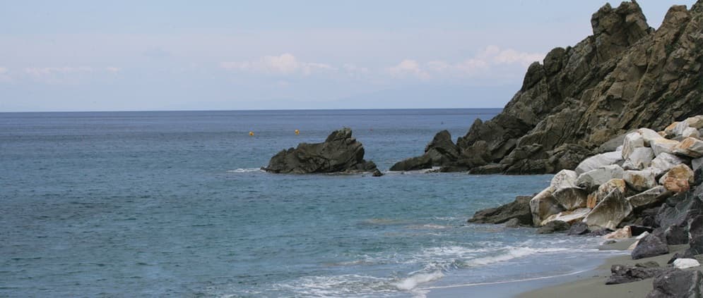 A scenery from Camping Framura