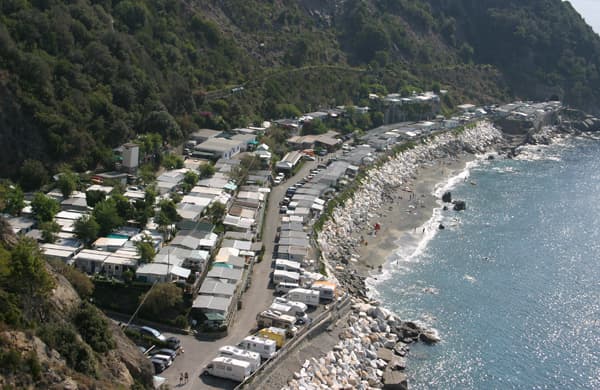 A scenery from Camping Framura