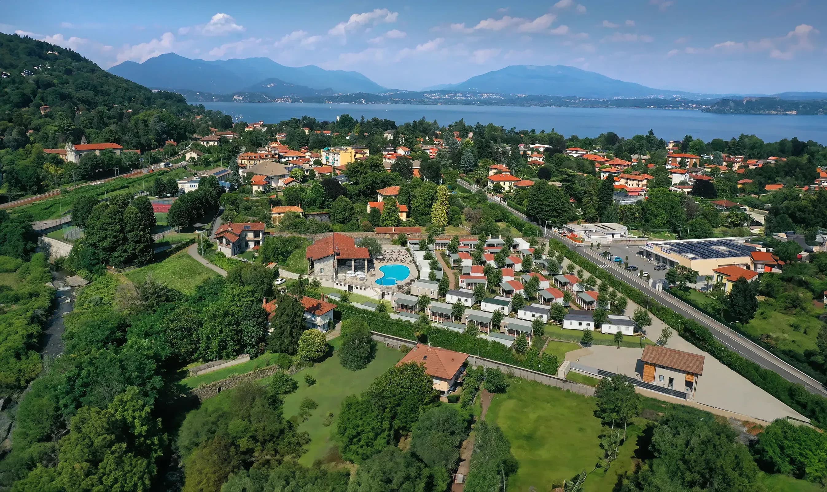 A scenery from Solcio Village