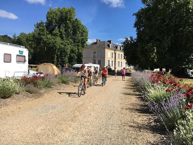 A scenery from Castel Camping Château de Chanteloup