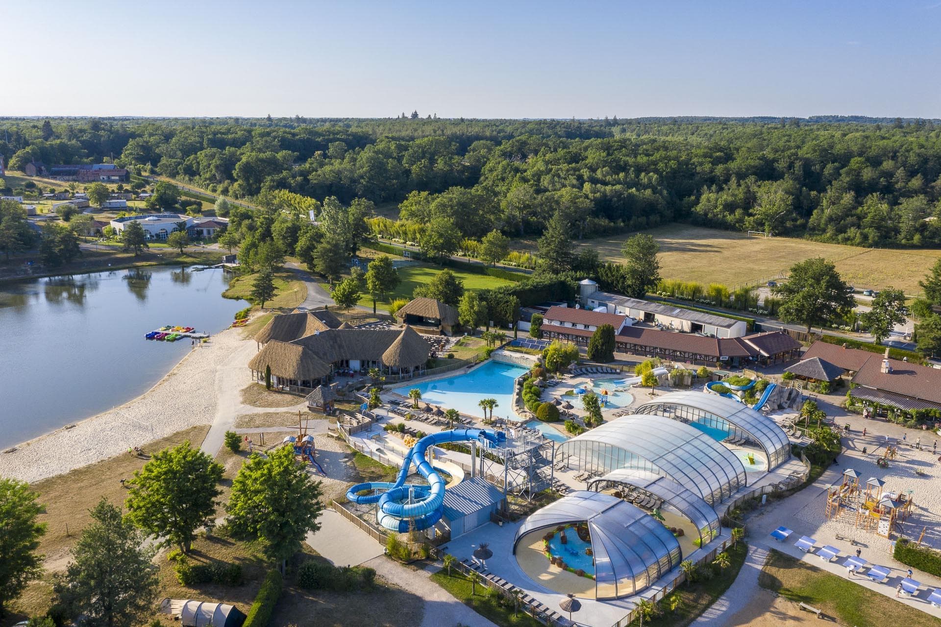 A scenery from Camping Sandaya Les Alicourts