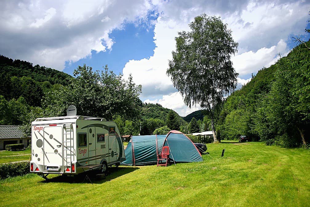A scenery from Camping Denntal