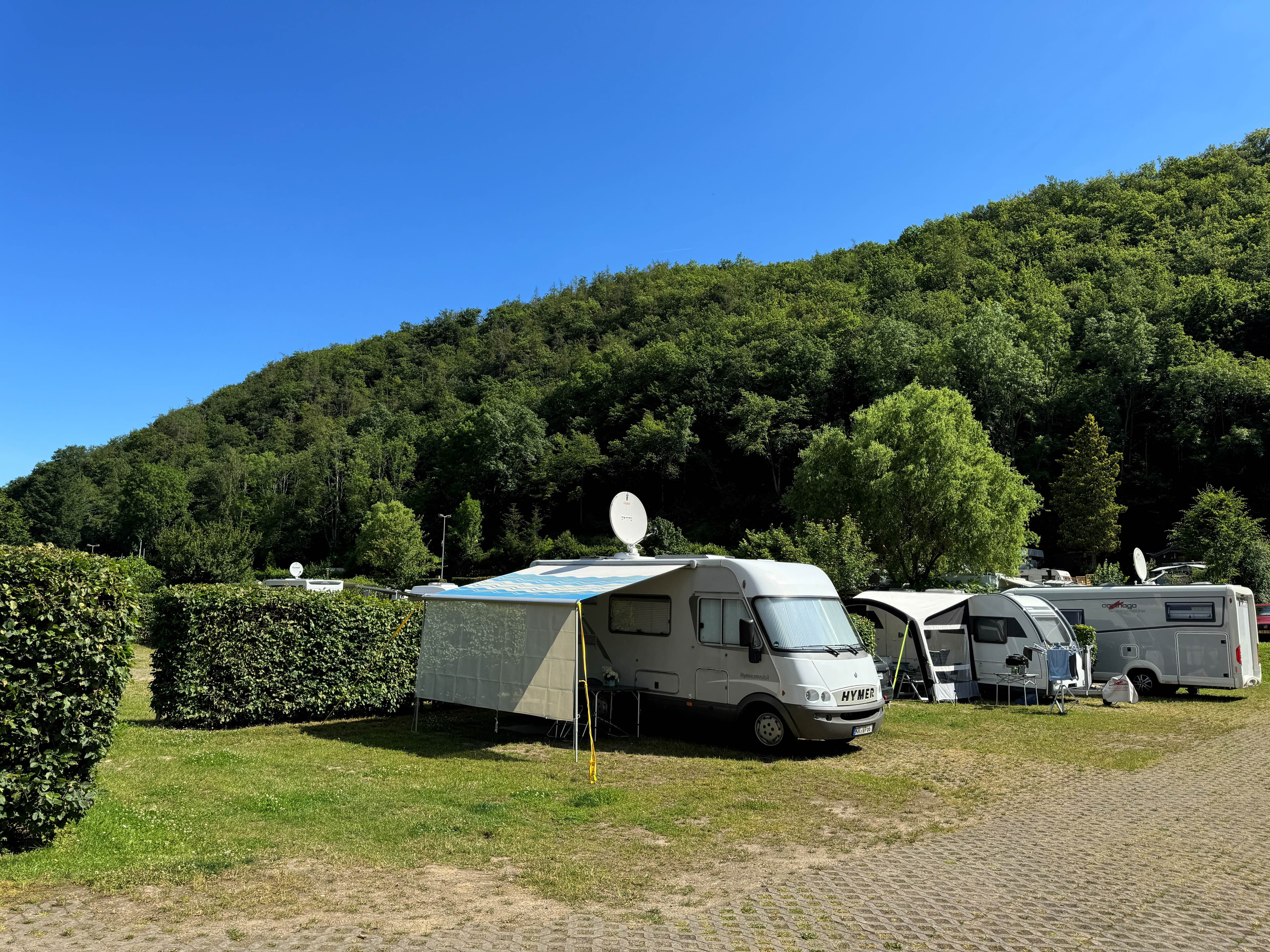 A scenery from Camping Denntal