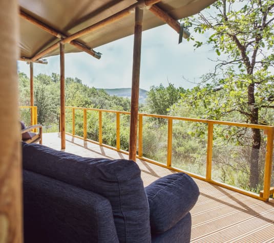 A scenery from Glamping Le Camp