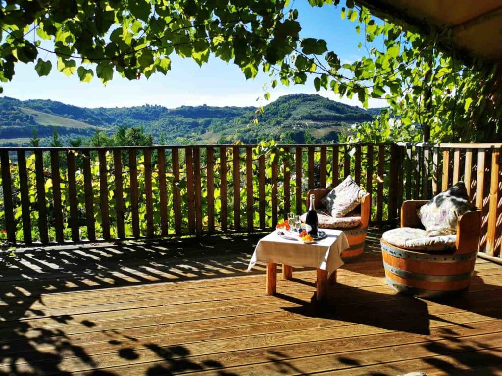 A scenery from Il Girasole Village