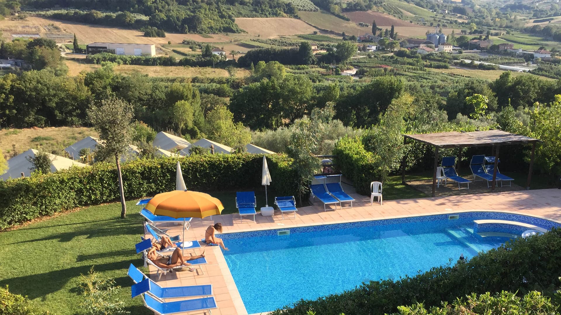 A scenery from Il Girasole Village