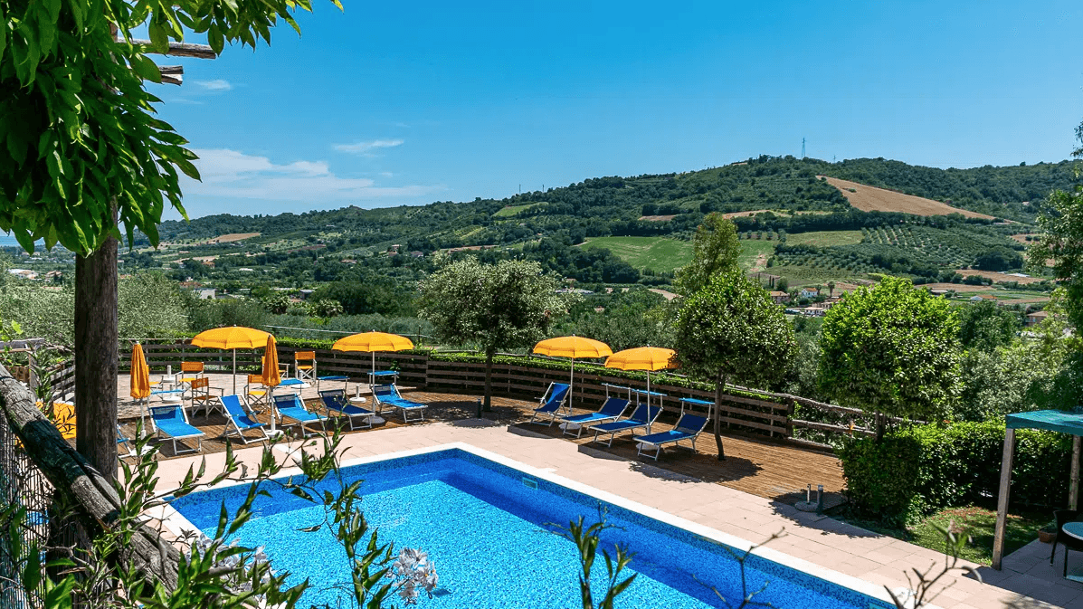 A scenery from Il Girasole Village