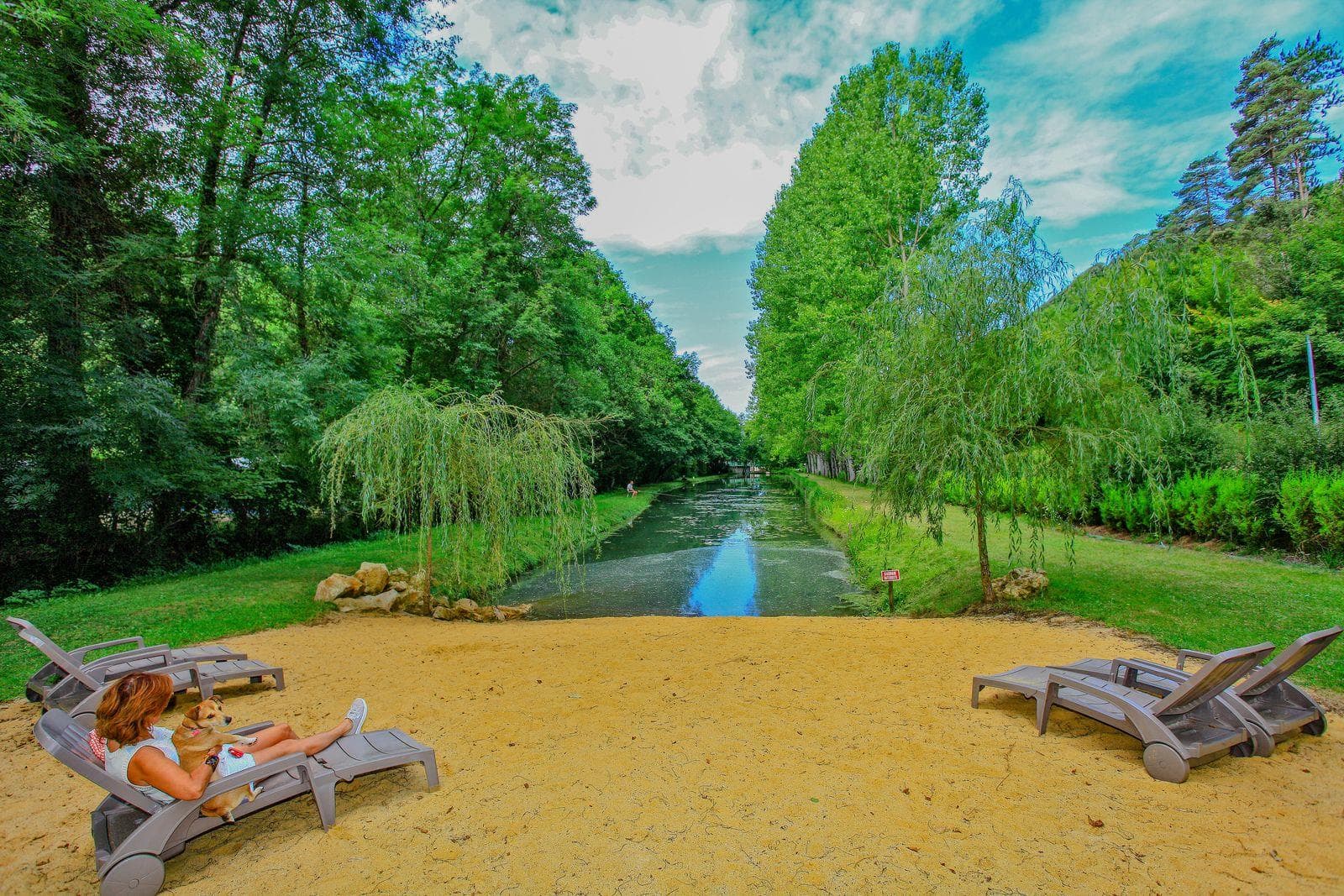 A scenery from Flower Camping Le Val de la Marquise