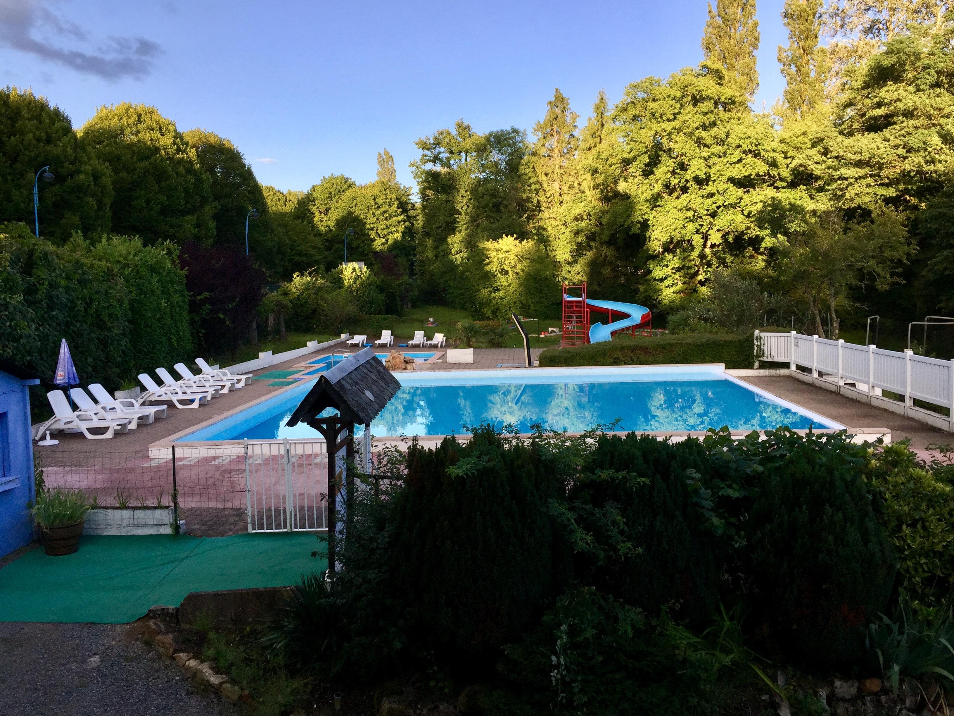 A scenery from Camping des Bains