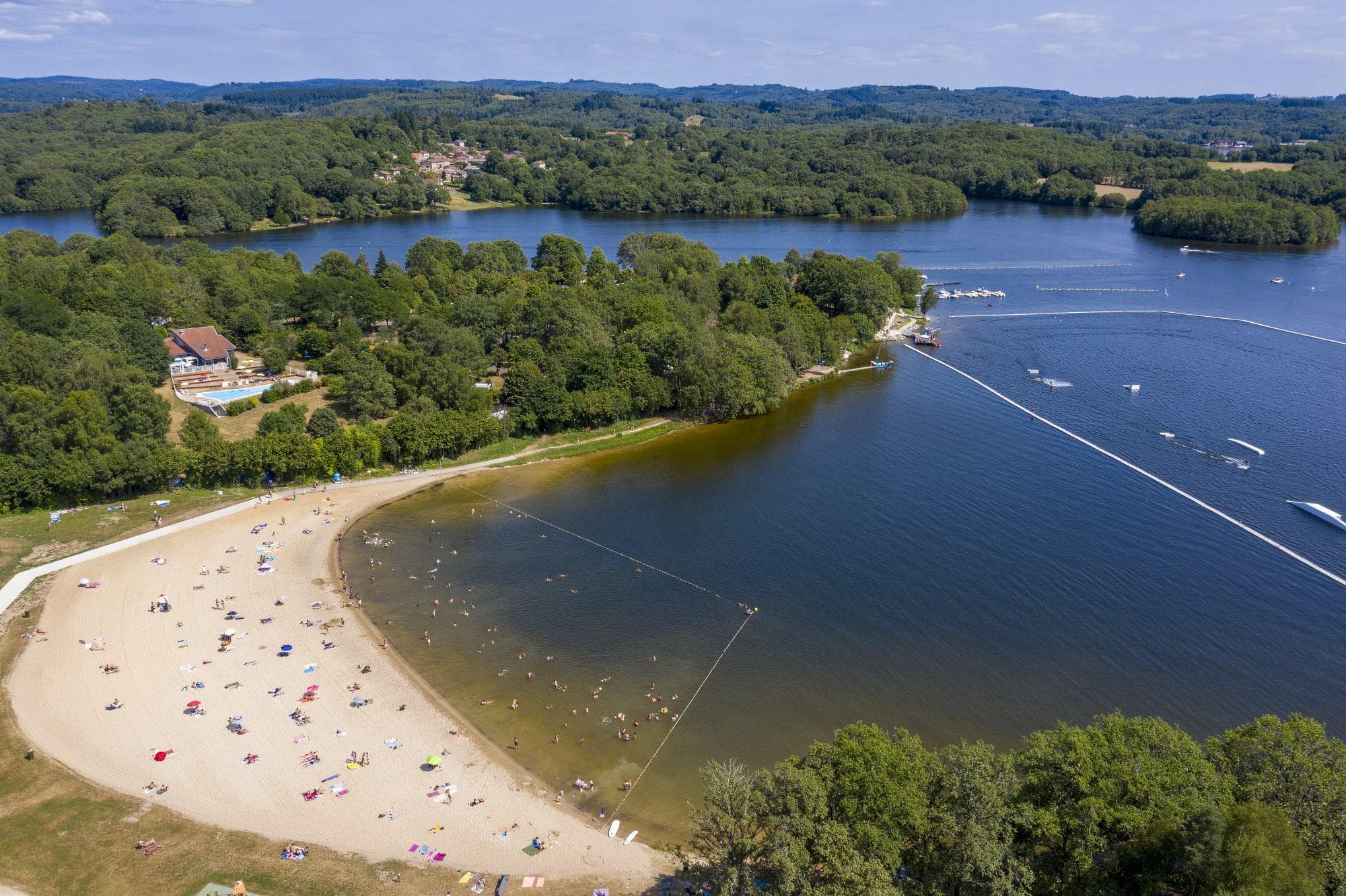 A scenery from Camping du Lac de Saint-Pardoux