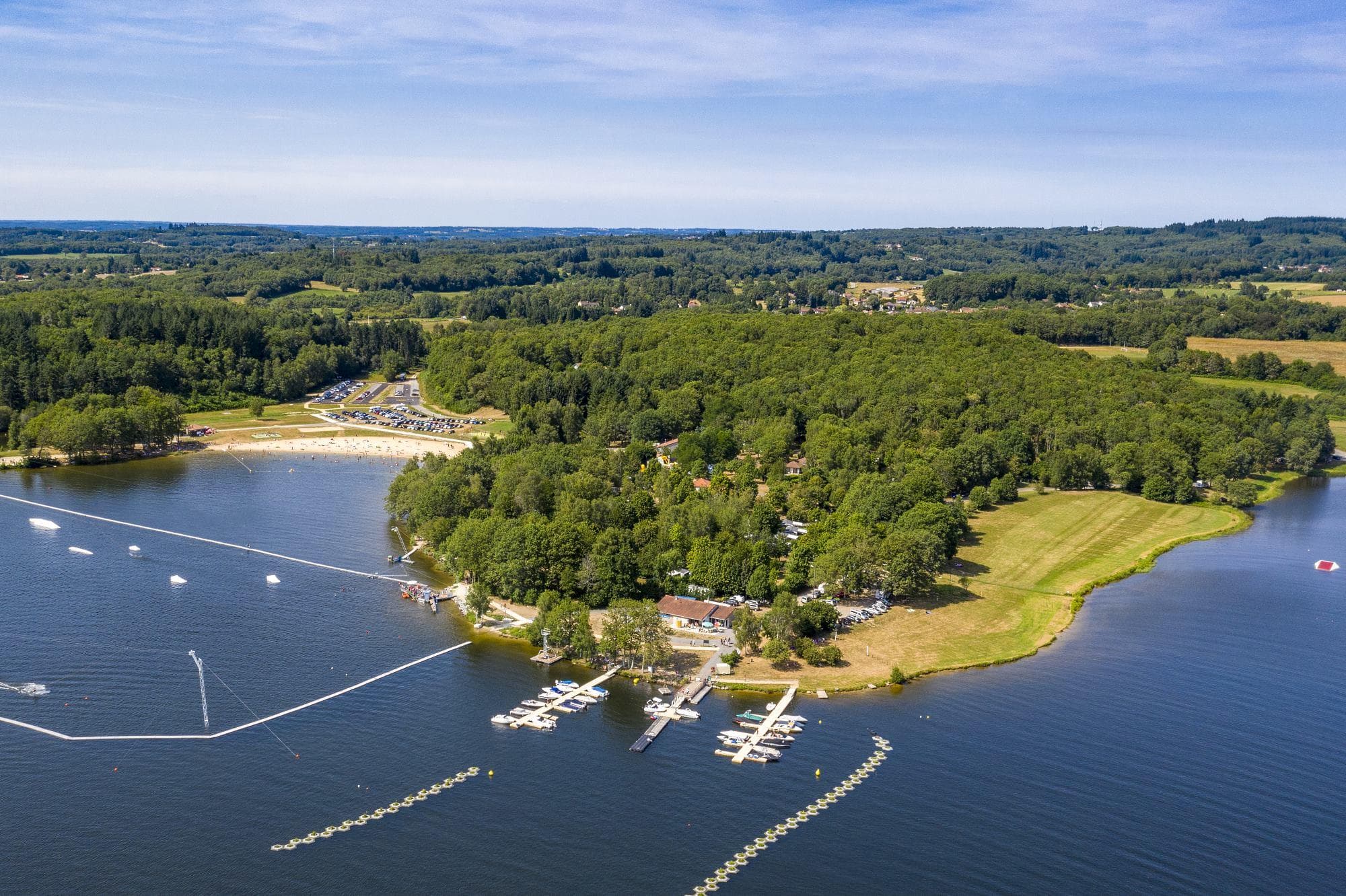 A scenery from Camping du Lac de Saint-Pardoux